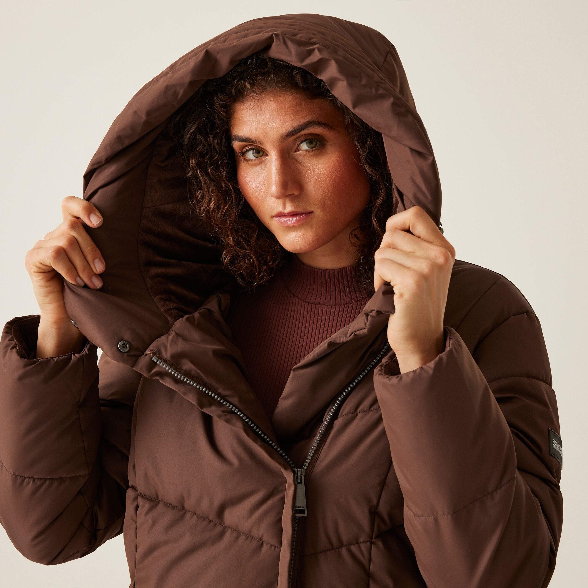 Women's Nurie Quilted Jacket | Dark Brown