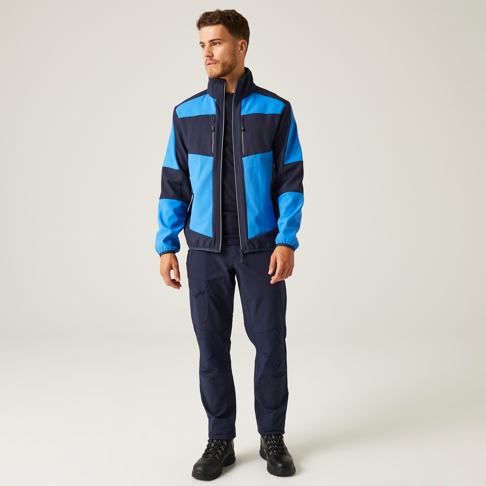 Men's E-Volve 2 Layer Softshell Jacket | Strong Blue Navy