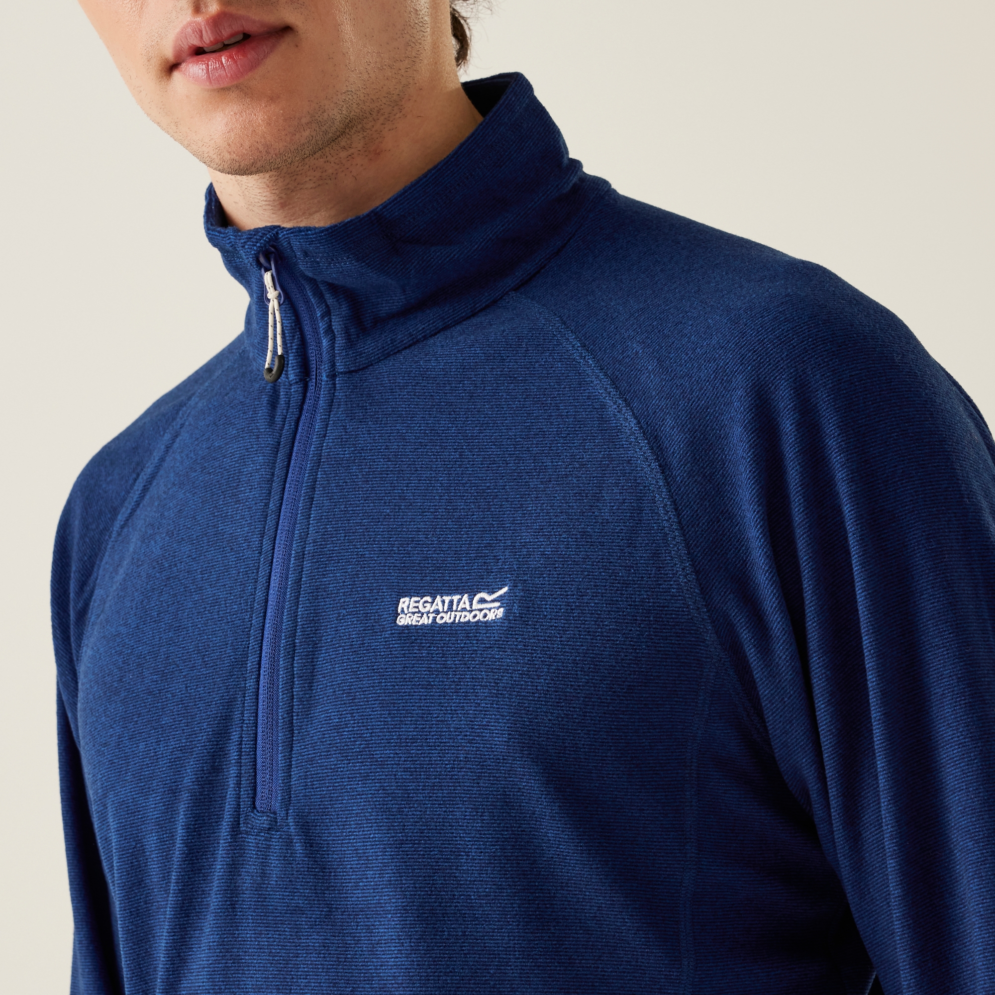 Men's Montes Lightweight Half Zip Fleece | New Royal