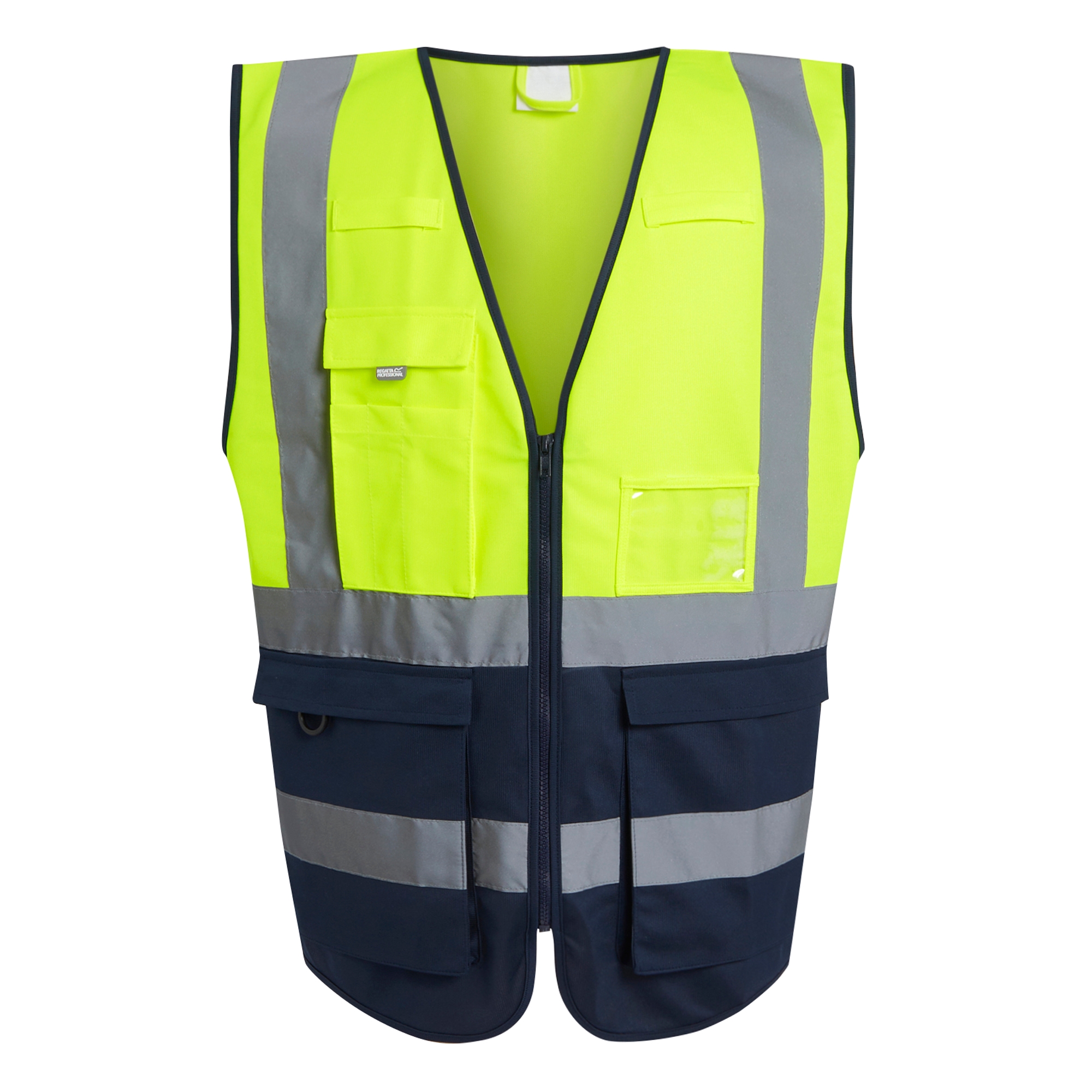 Men's Pro HI-VIS Executive Vest | Yellow Navy