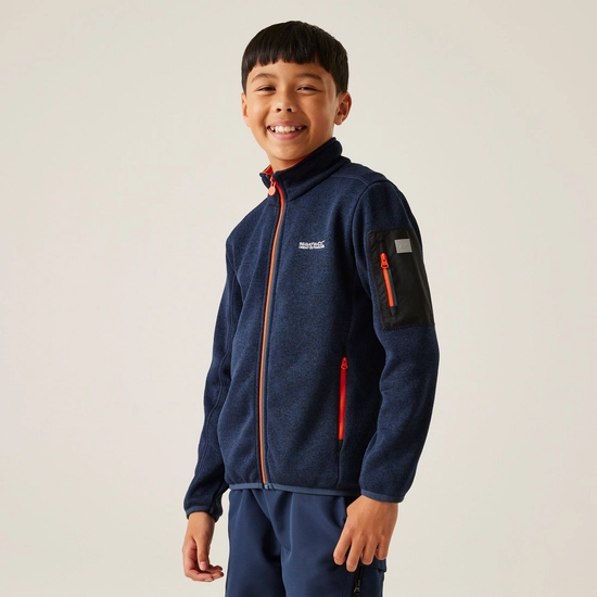 Kids' Newhill Full Zip Fleece | Icy Morn Turquoise