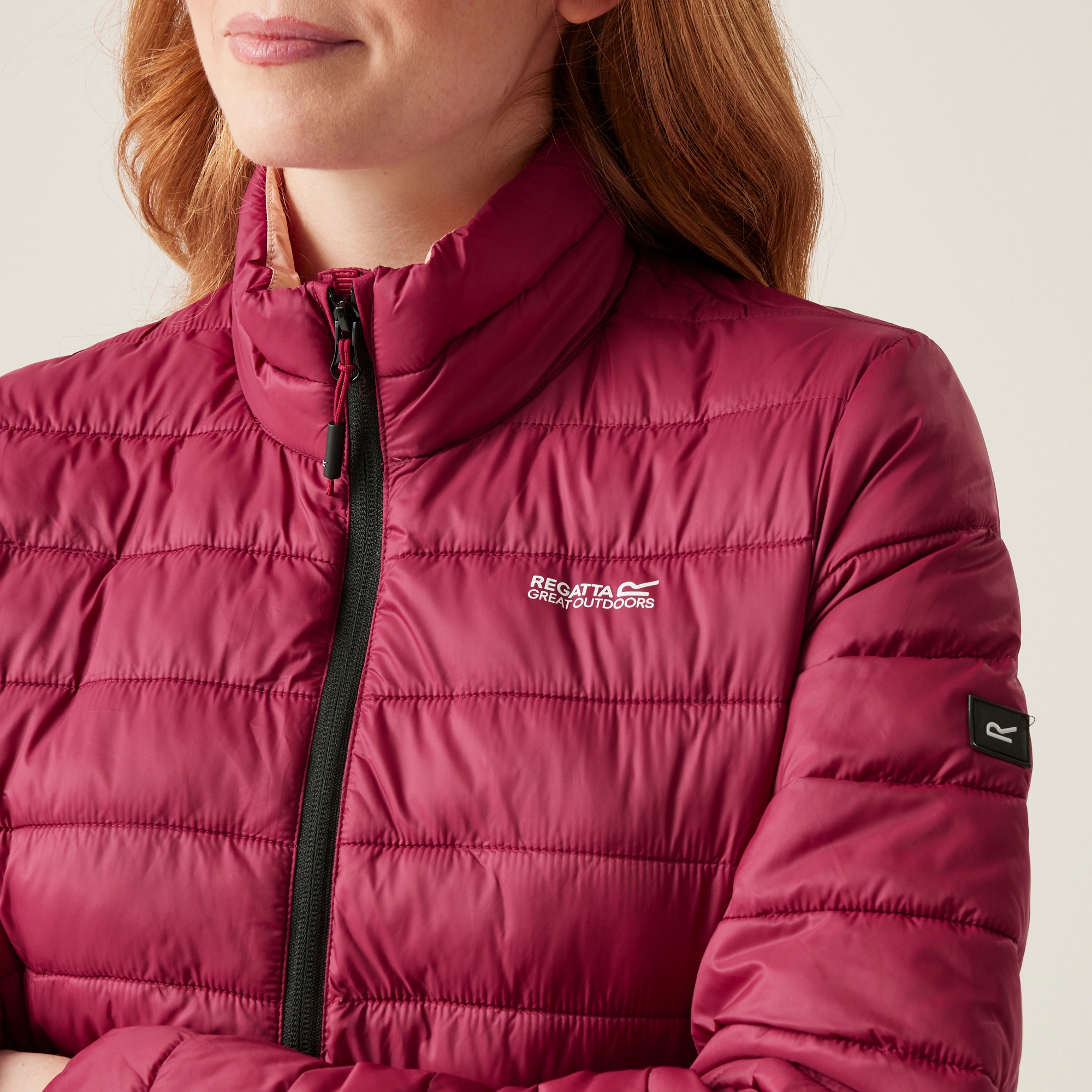 Women's Marizion Quilted Jacket | Rumba Red Peach Parfait