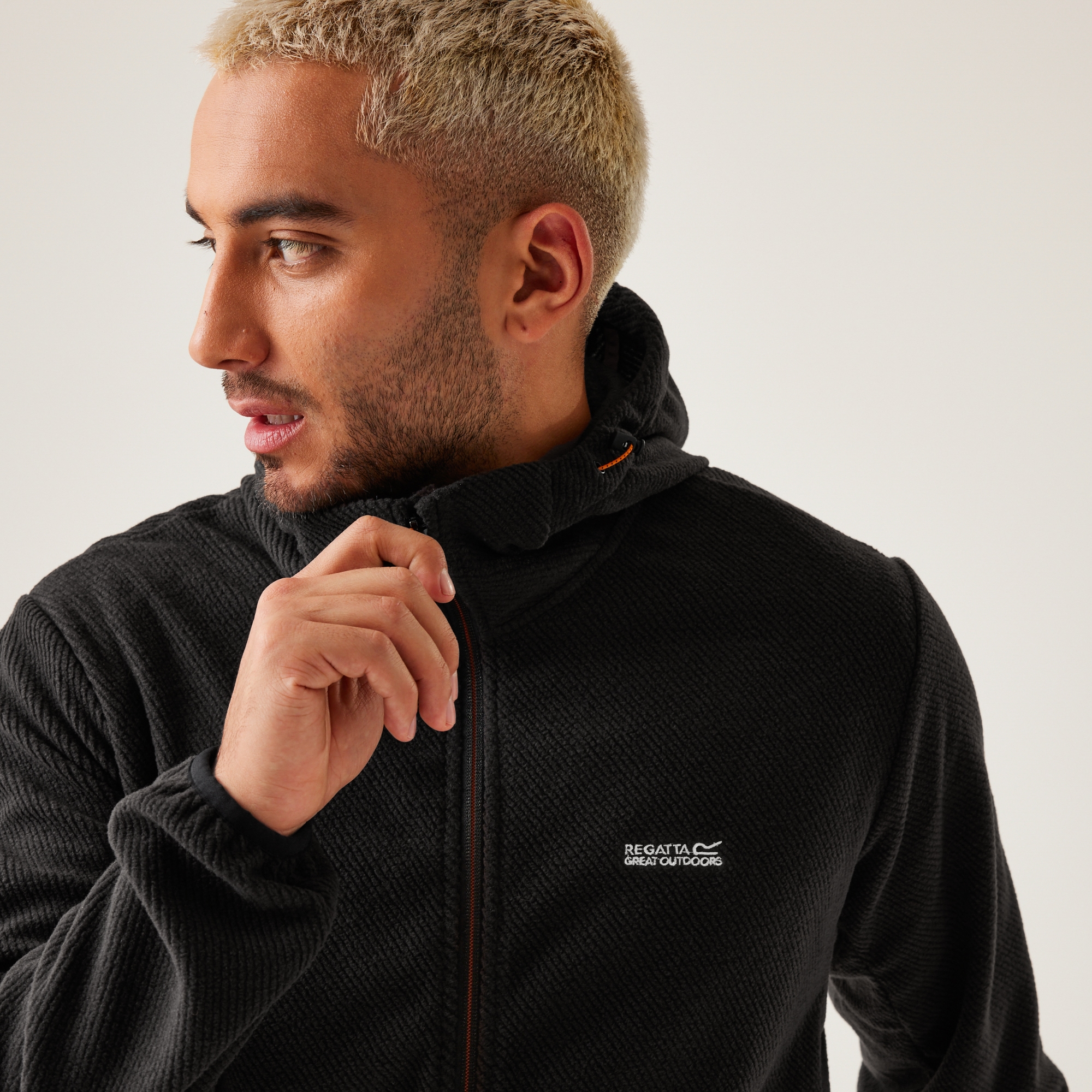 Men's Tahill Full Zip Fleece | Black Fox
