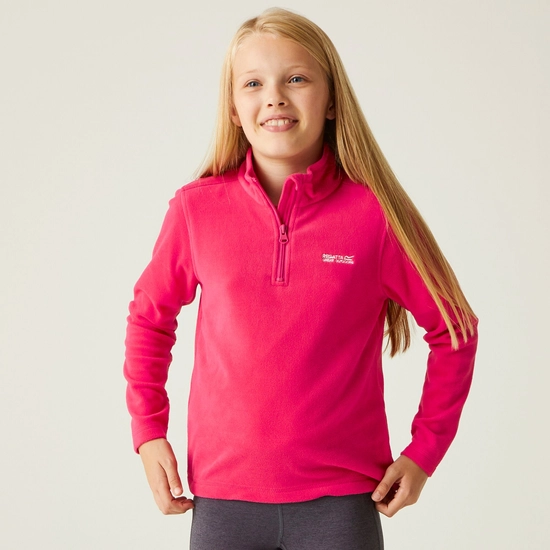 Kids' Hot Shot II Half Zip Fleece | Black Black