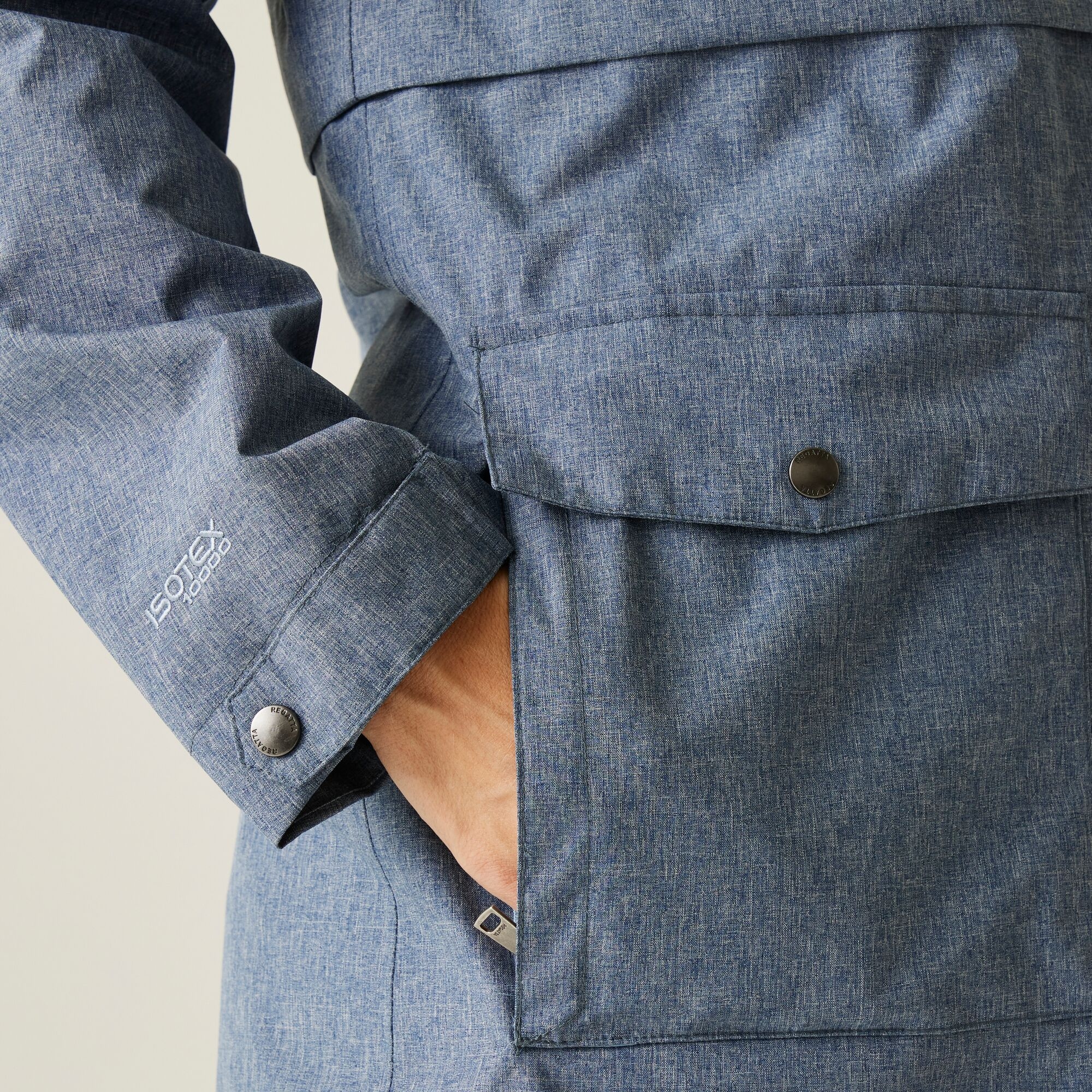 Women's Navaeh Waterproof Jacket | Chambray Dark Denim