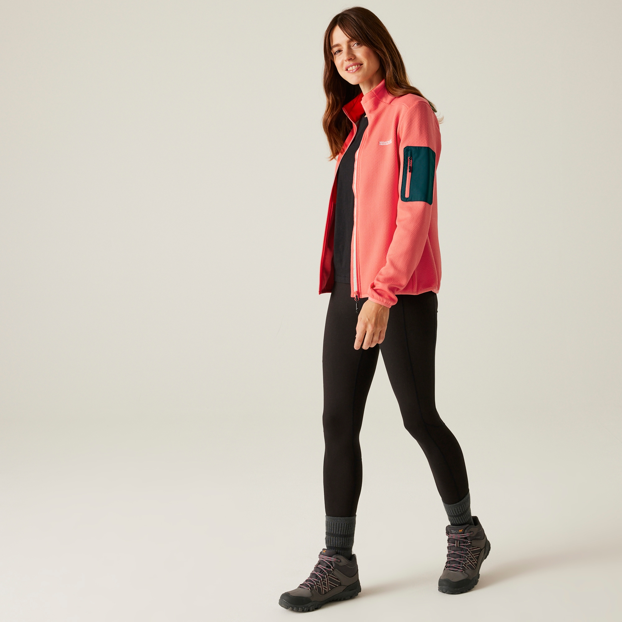 Women's Aldean Softshell Jacket | Peach Bloom Light Vanilla
