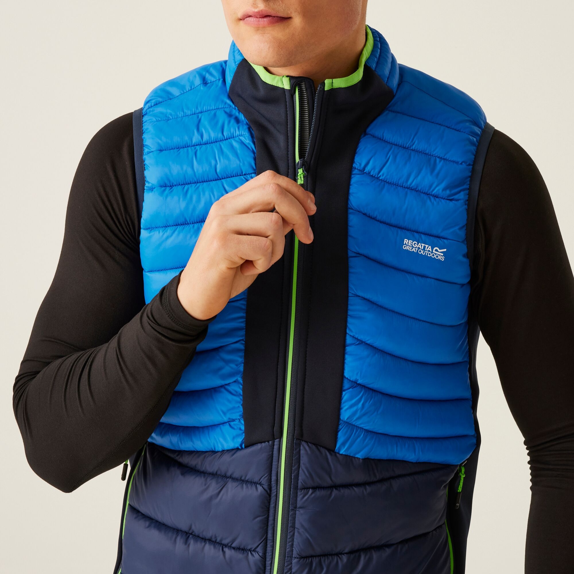 Men's Leedre Hybrid Gilet | Olympian Blue Navy