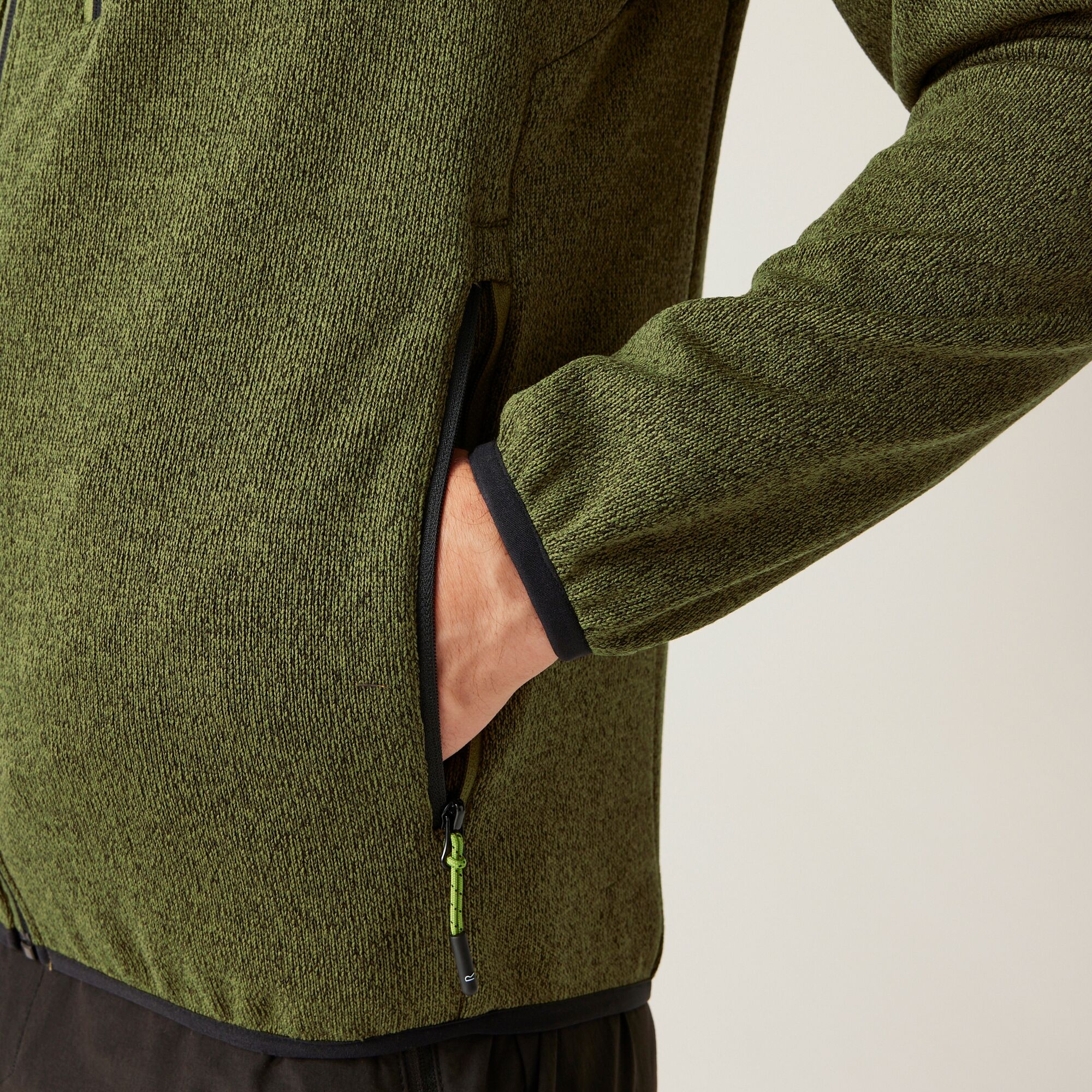 Men's Kames Full Zip Fleece | Nephrite Green Grenoble Green