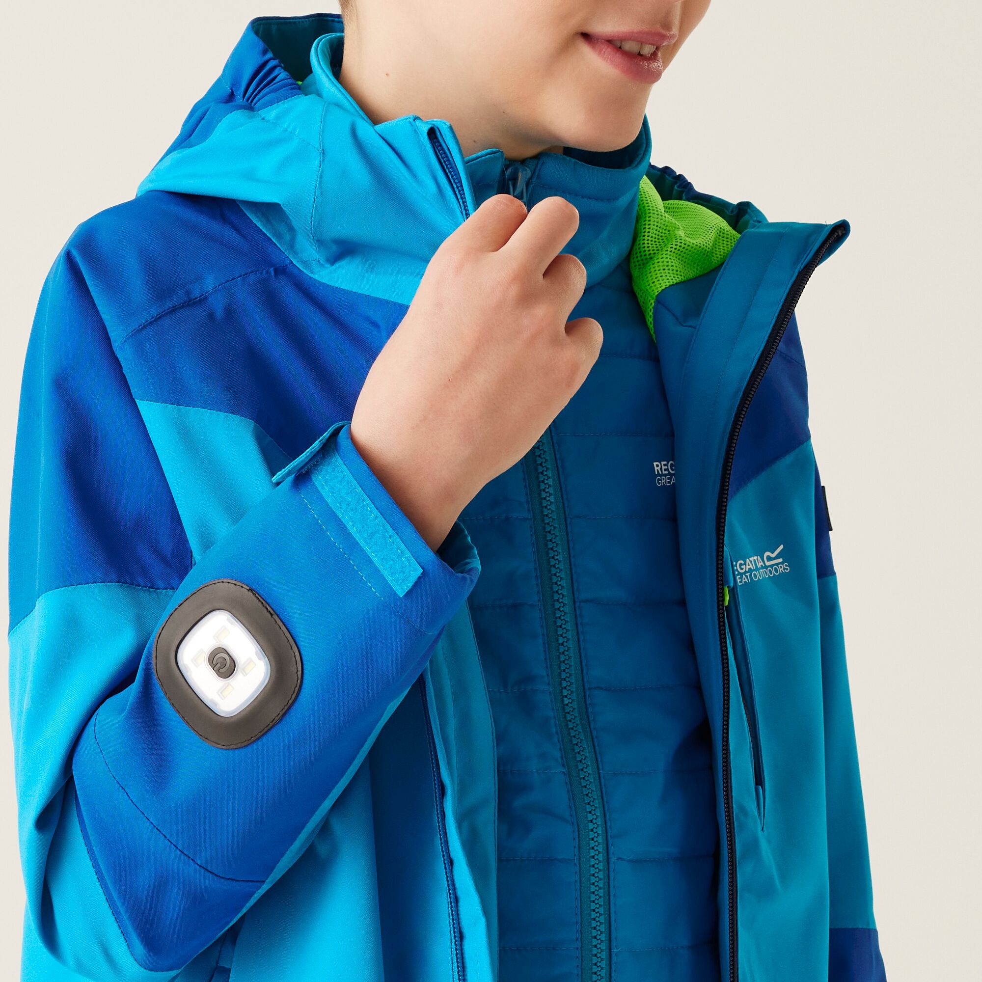 Boys Trekktain 3-in-1 Jacket | Hydro Blue Olympian Blue
