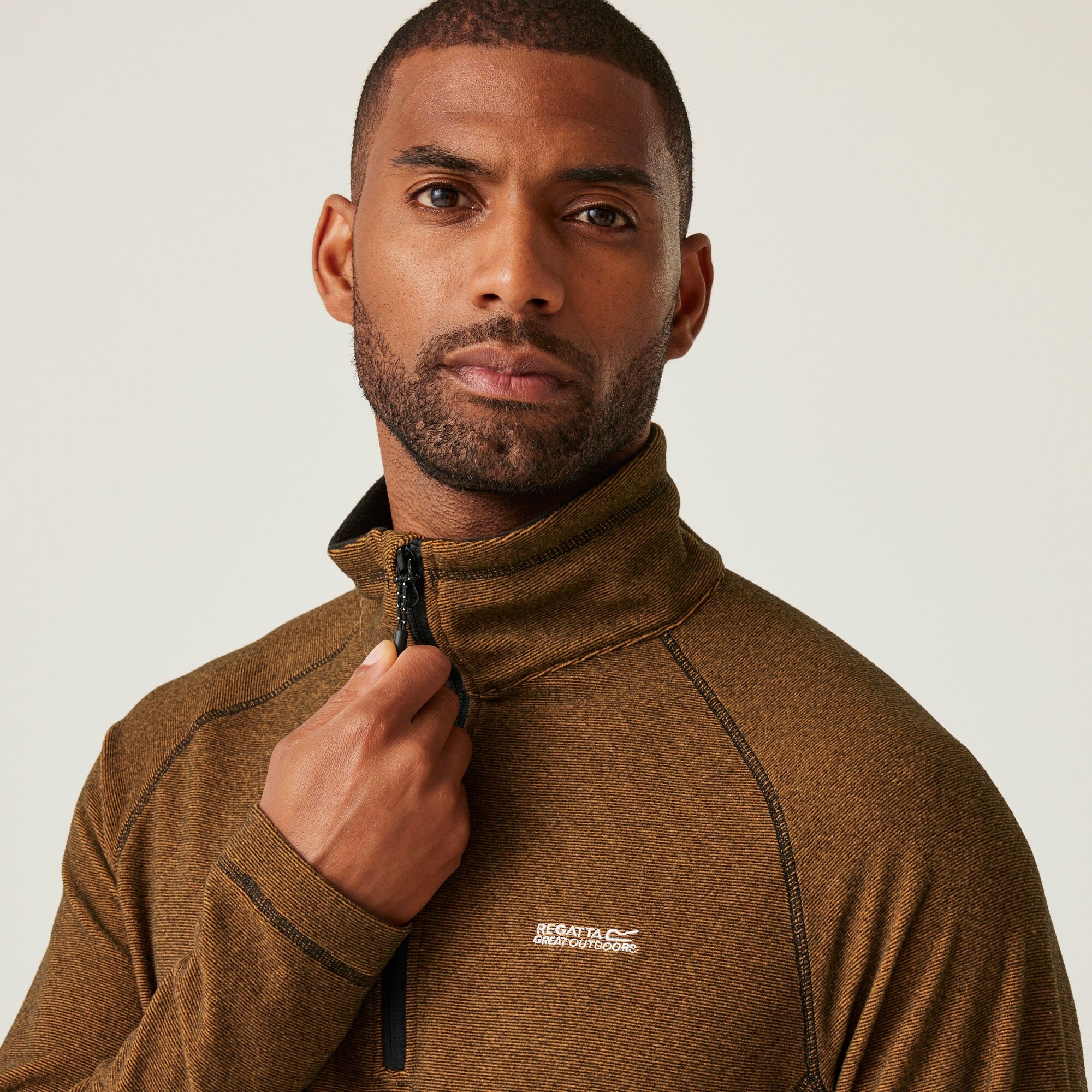 Men's Montes Lightweight Half Zip Fleece | Fox Black