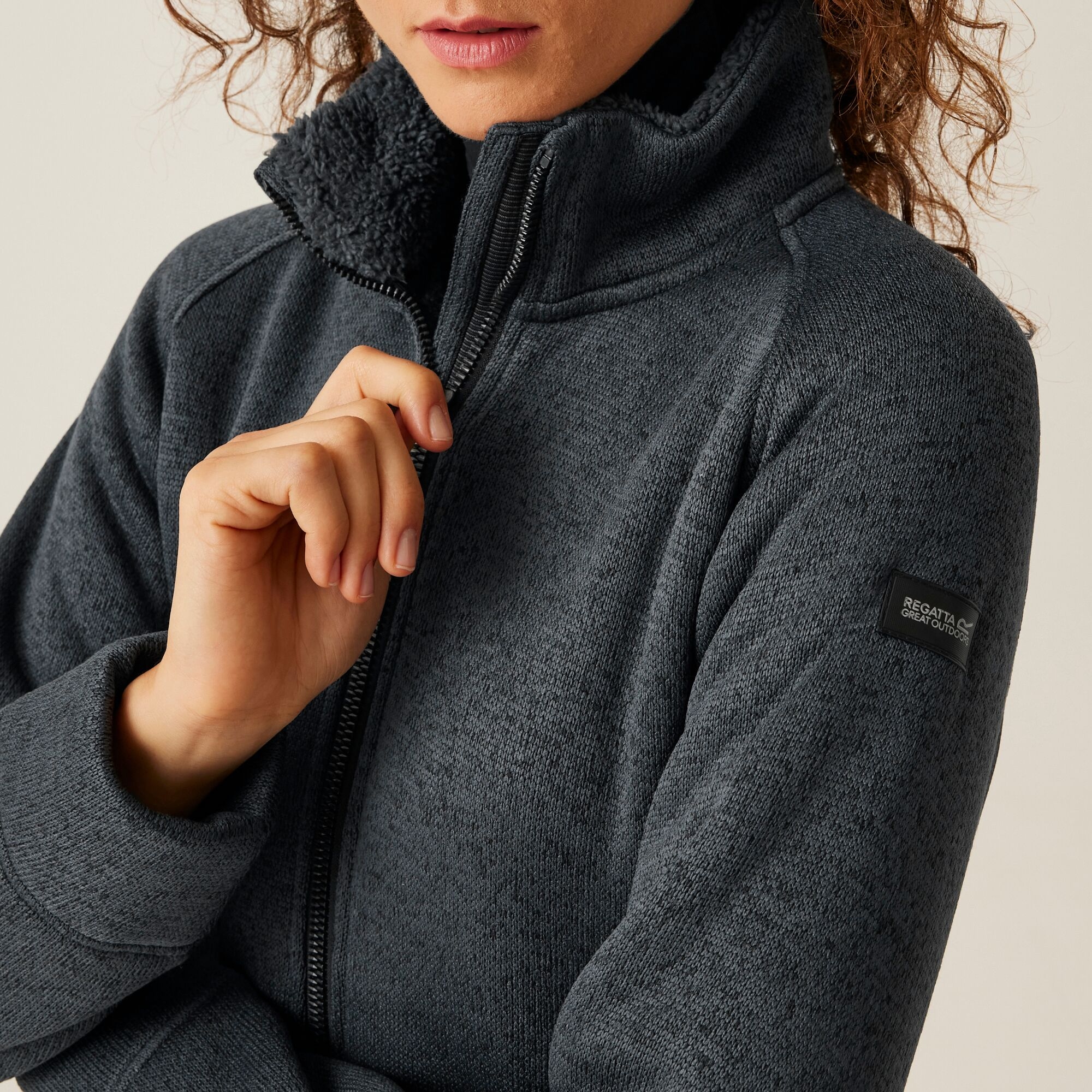 Women's Emilide Full Zip Fleece | Seal Grey