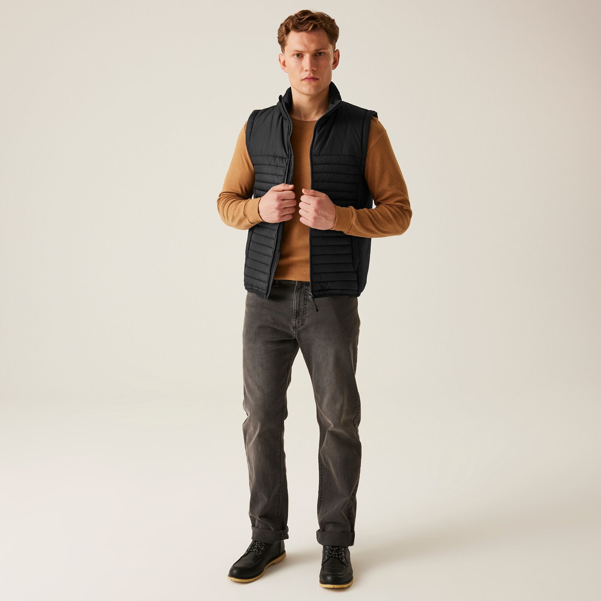 Men's Honestly Made 100% Recycled Insulated Bodywarmer | Black