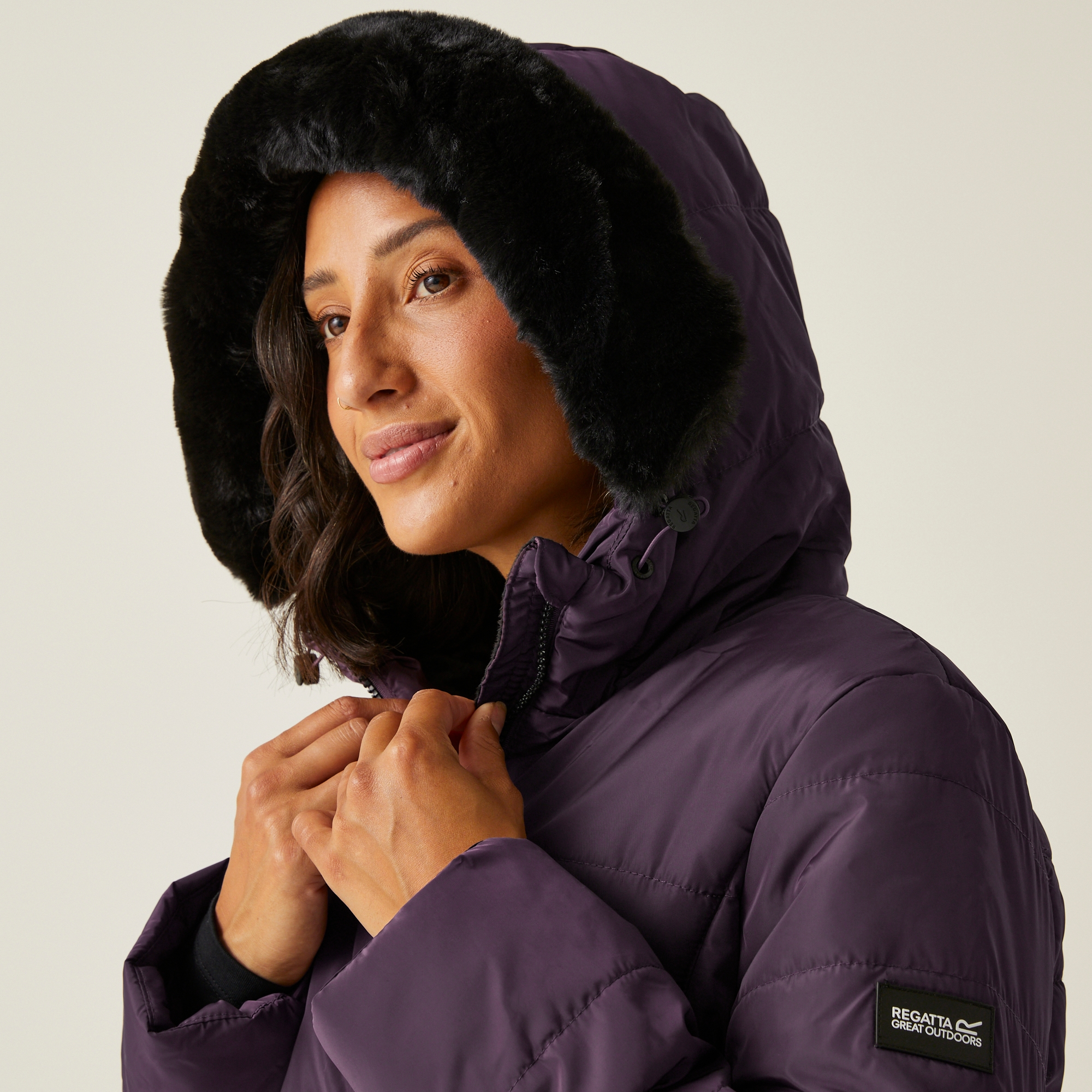 Women's Winnie Quilted Jacket | Deep Plum
