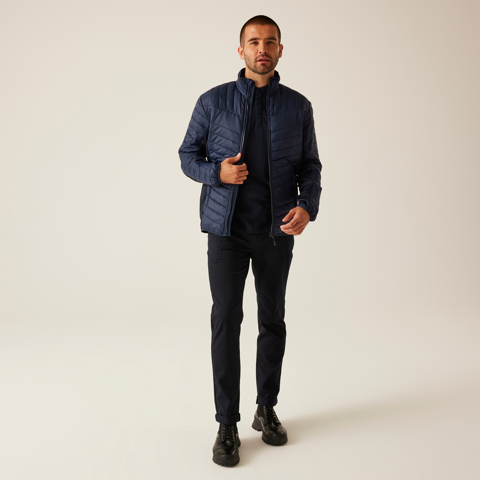 Men's Tourer Hybrid Jacket | Navy