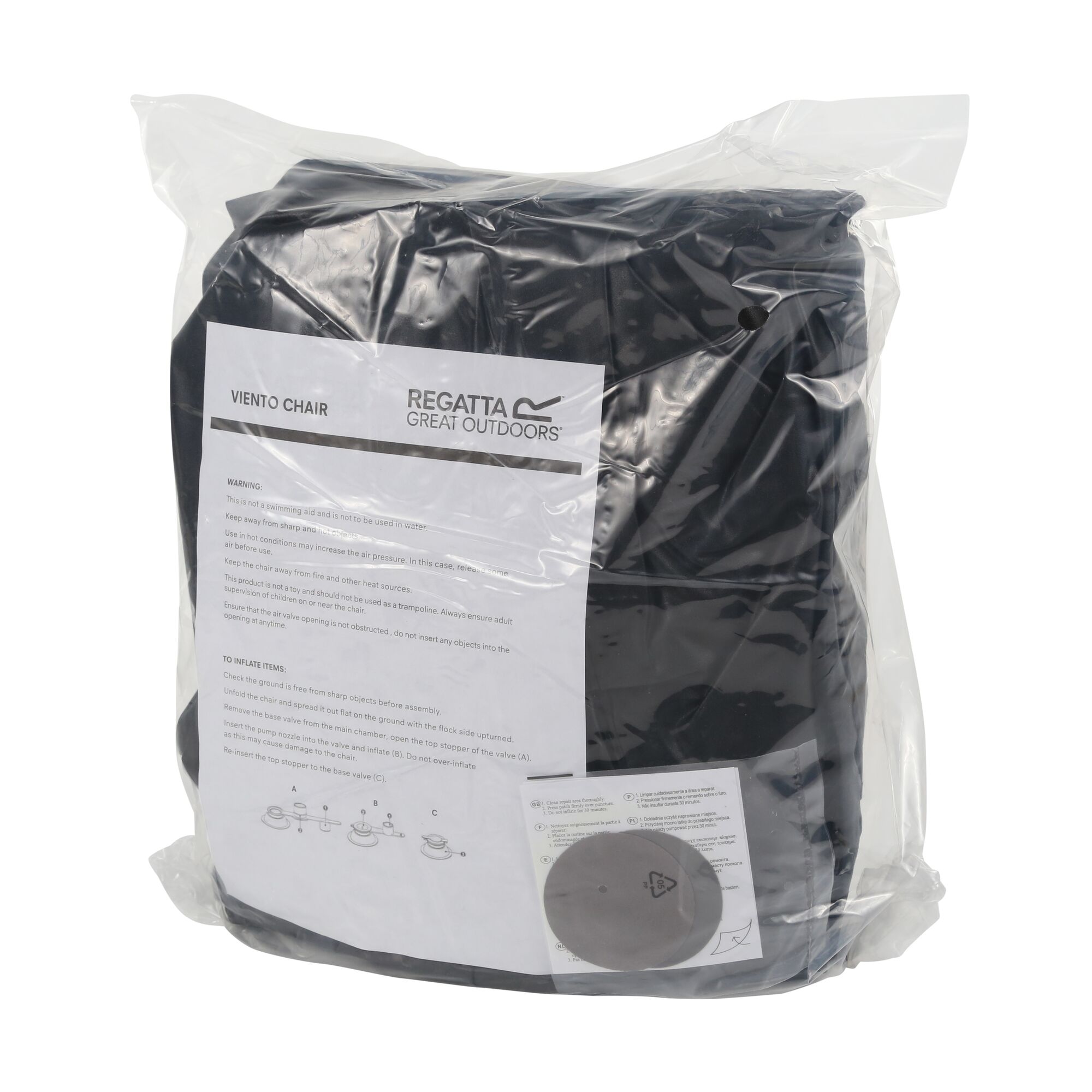 Viento Inflatable Chair | Black Ebony