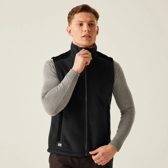 Men's Faversham Fleece Bodywarmer | Dark Khaki