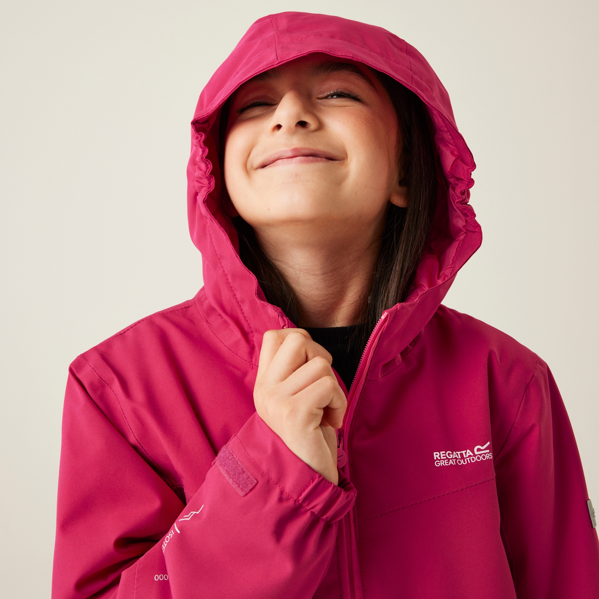 Kids' Highton V Padded Jacket | Deep Pink Hot Pink