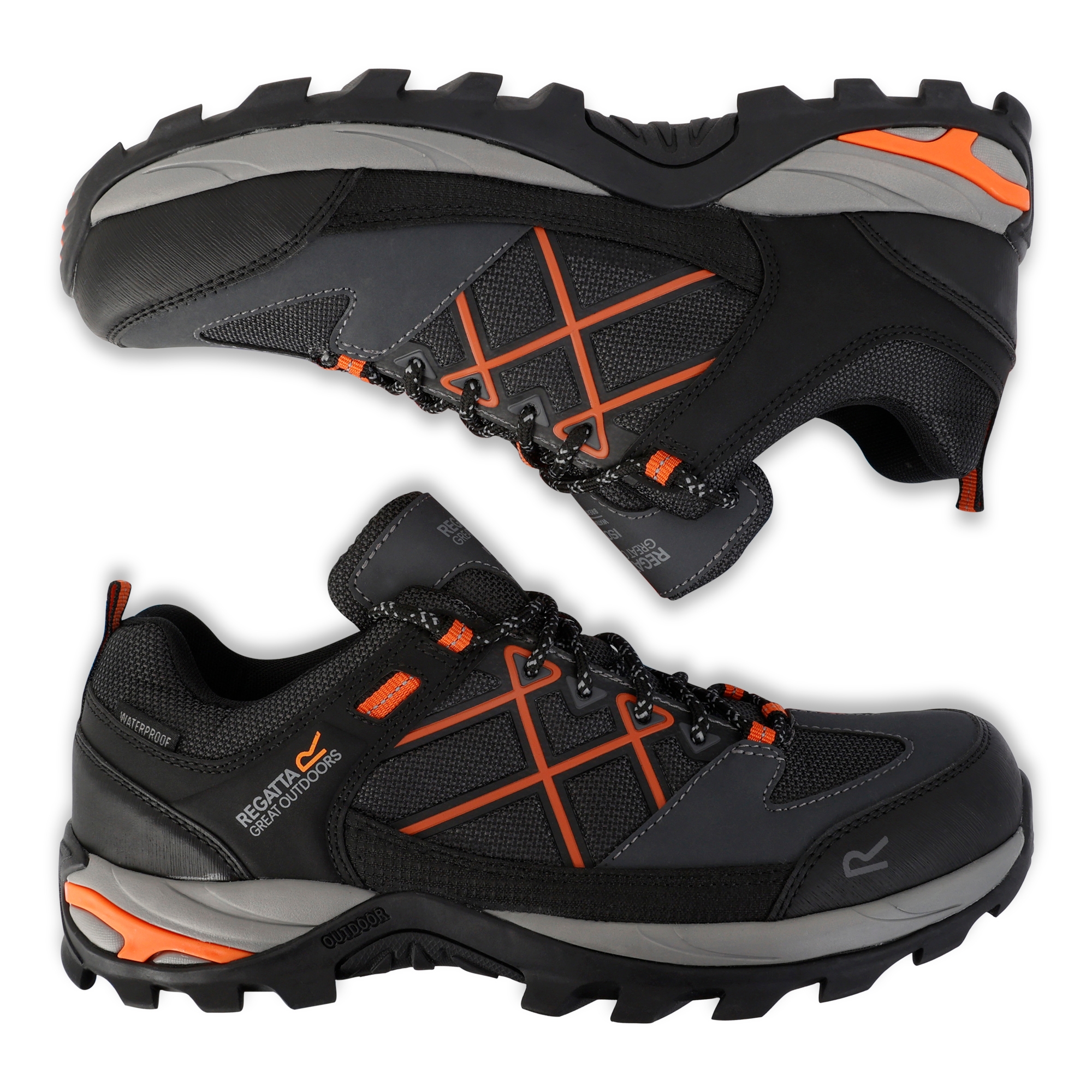 Men's Samaris III Low Walking Shoes | Granite Blaze Orange