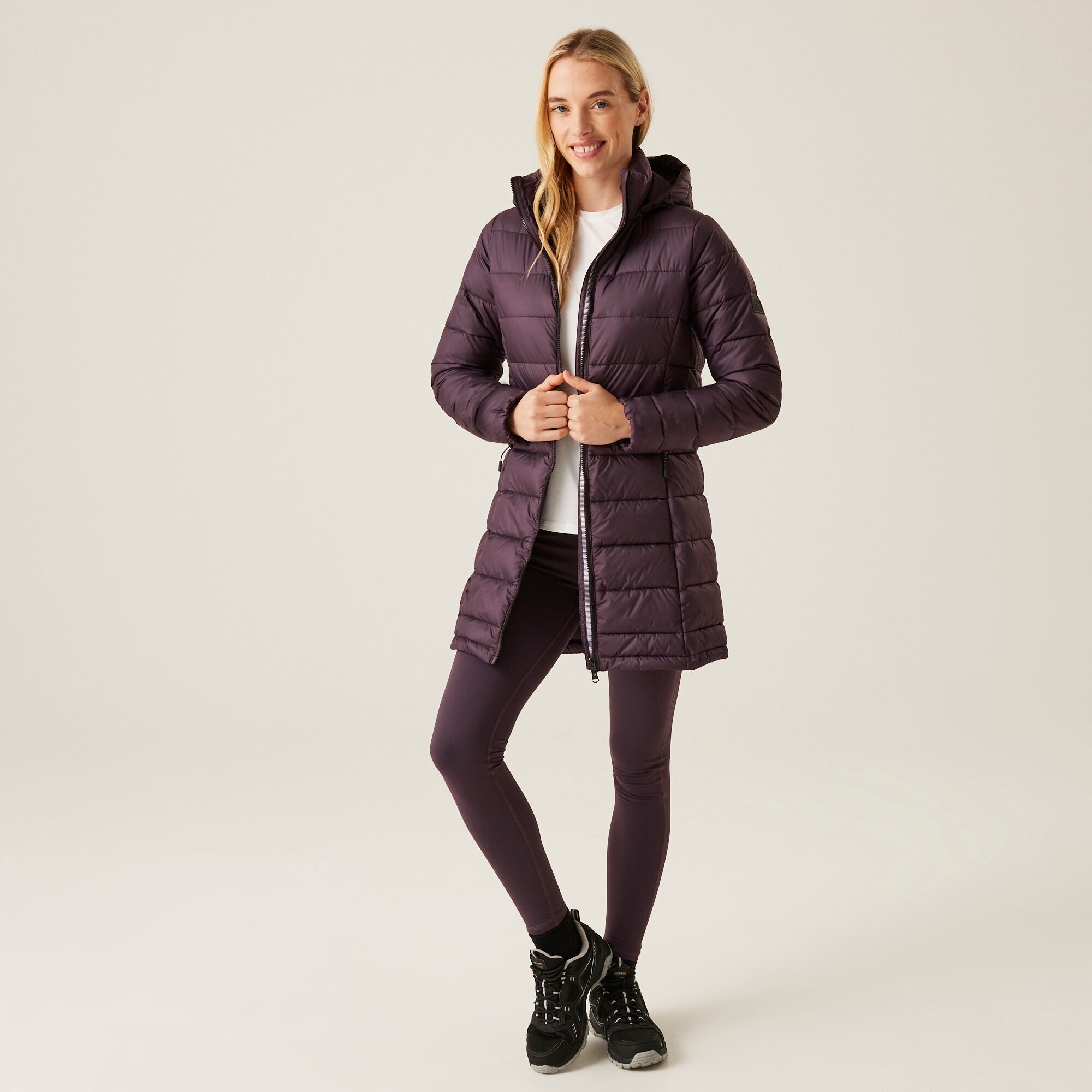 Women's Starler Insulated Padded Jacket | Deep Plum