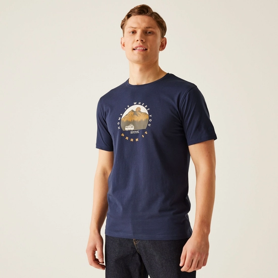 Men's Cline IX T-Shirt | Red Ochre