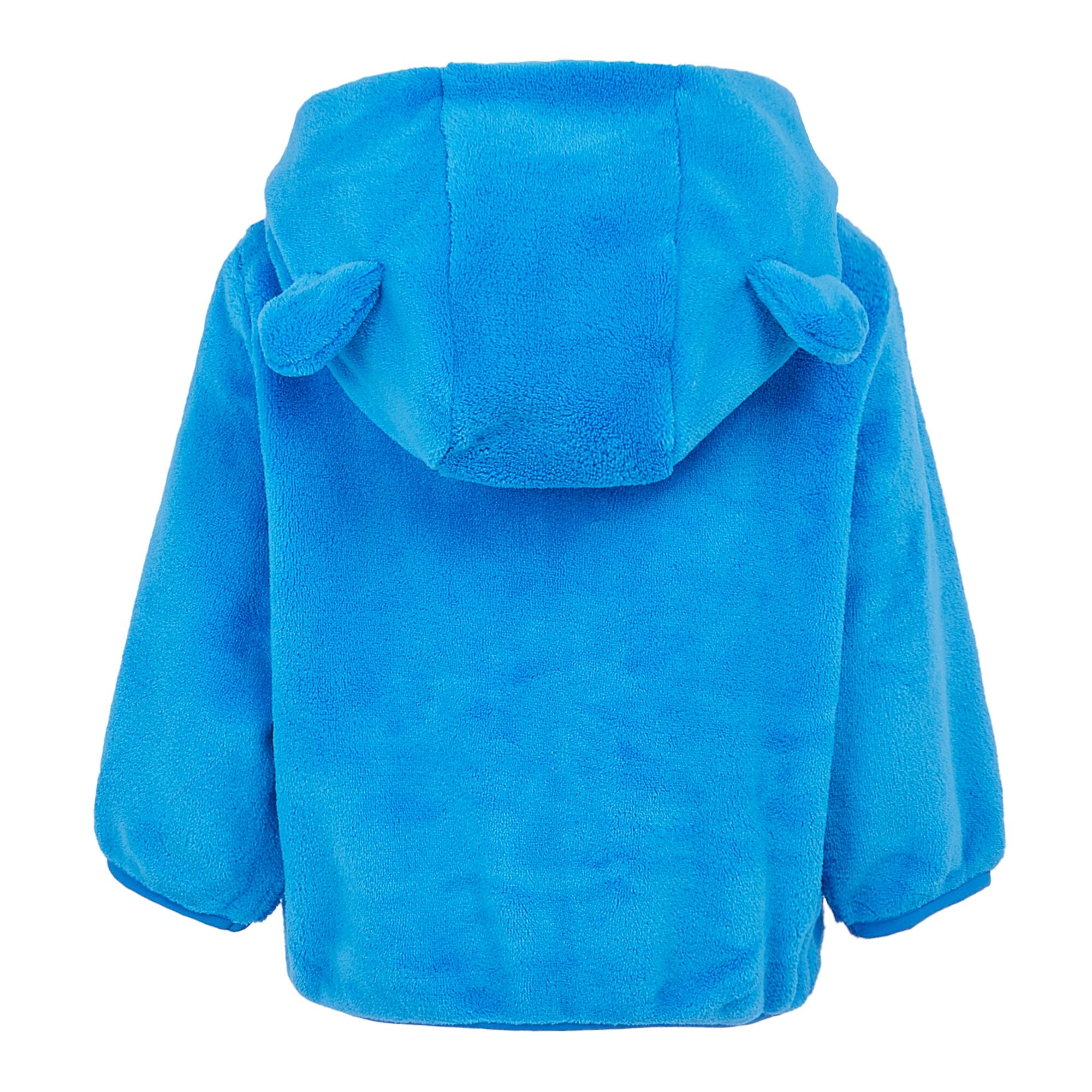 Kids' Animal Full Zip Fleece | Spike The Monster Hydro Blue