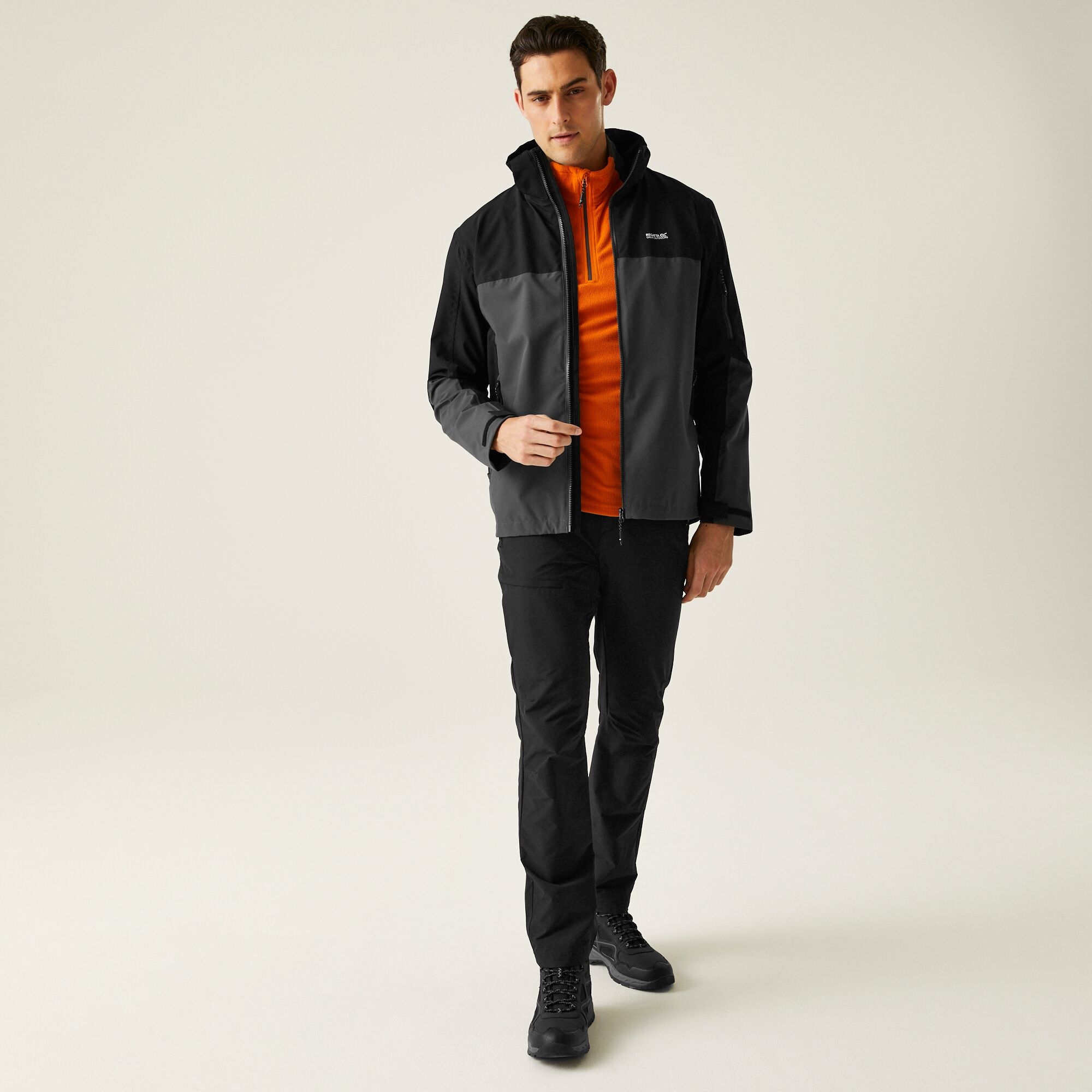 Men's Bosfield III Waterproof Jacket | Ash Black