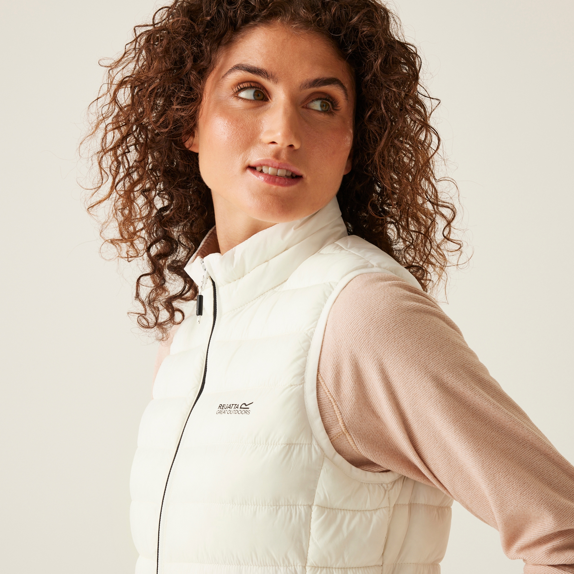 Women's Marizion Quilted Gilet | Blanc De Blanc