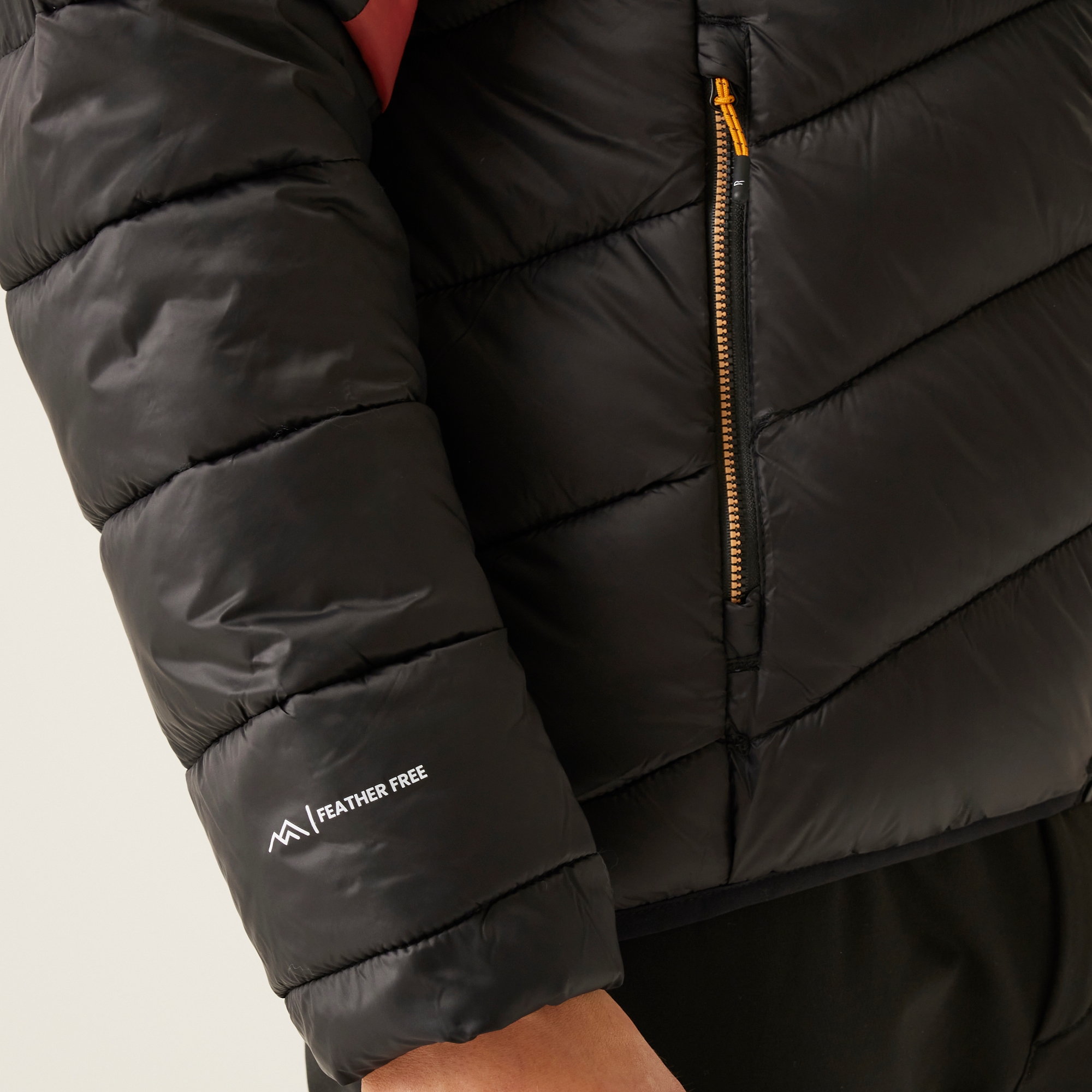 Men's Dalent Padded Jacket | Red Ochre Black