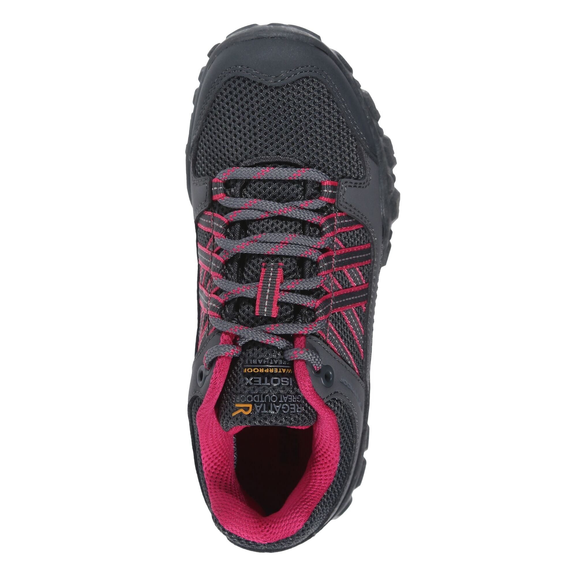 Kids' Edgepoint Waterproof Low Walking Shoes | Steel Pink Fusion