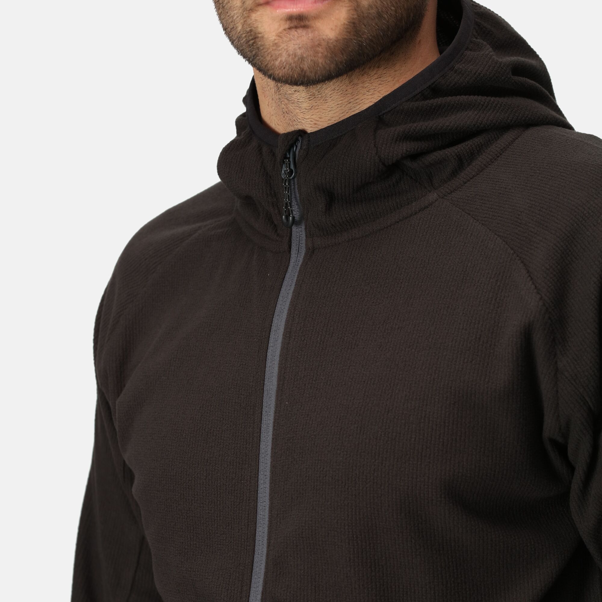 Men's Navigate Full-Zip Fleece | Black Seal Grey