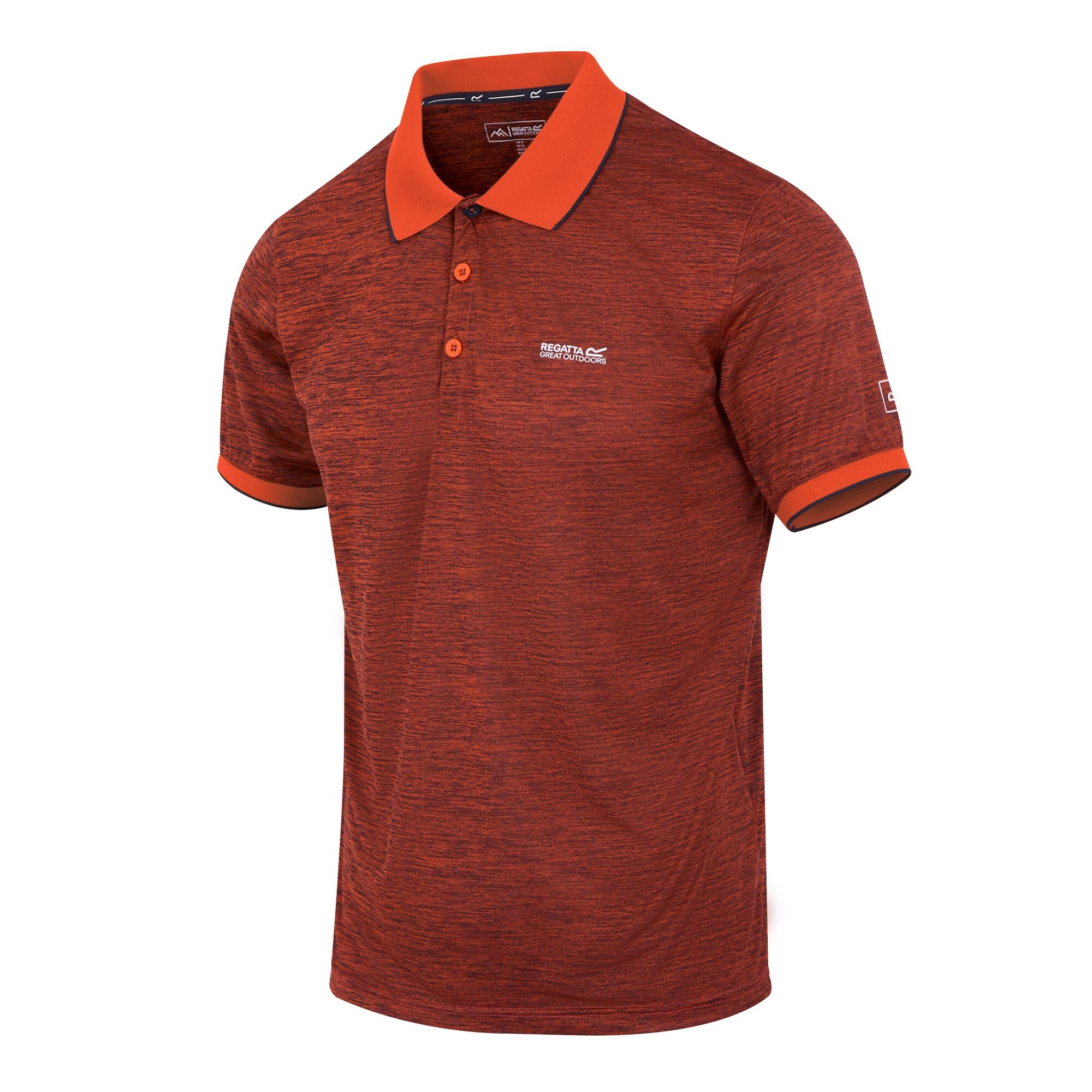 Men's Remex II Jersey Polo Shirt | Tangerine Tango