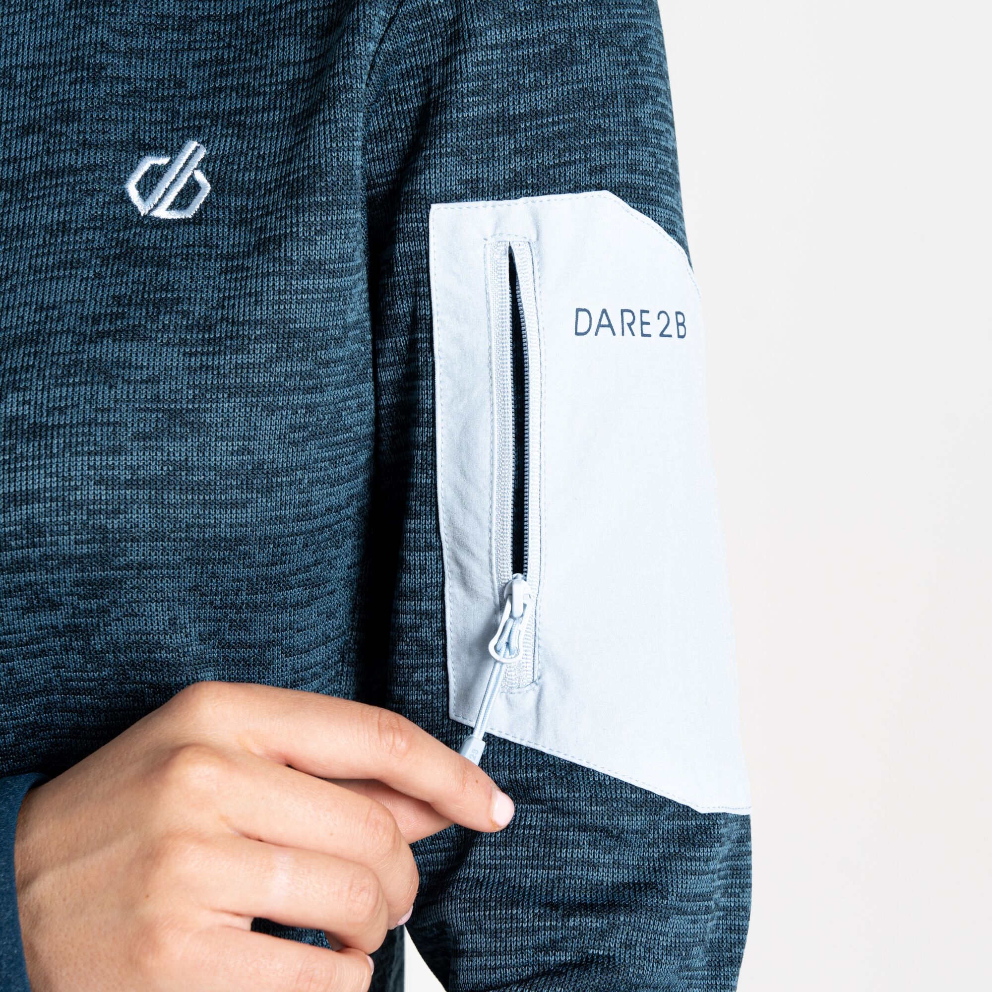 Women's Torrek Mountain Zip Through Fleece | Moonlight Denim