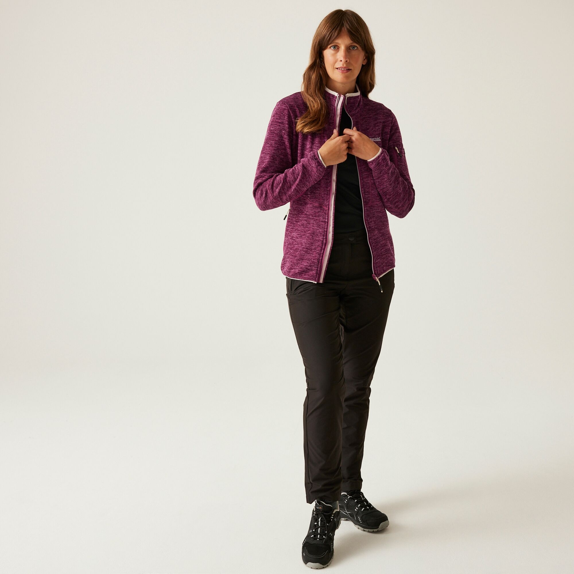 Women's Ralina Full Zip Fleece | Beaujolais Light Vanilla