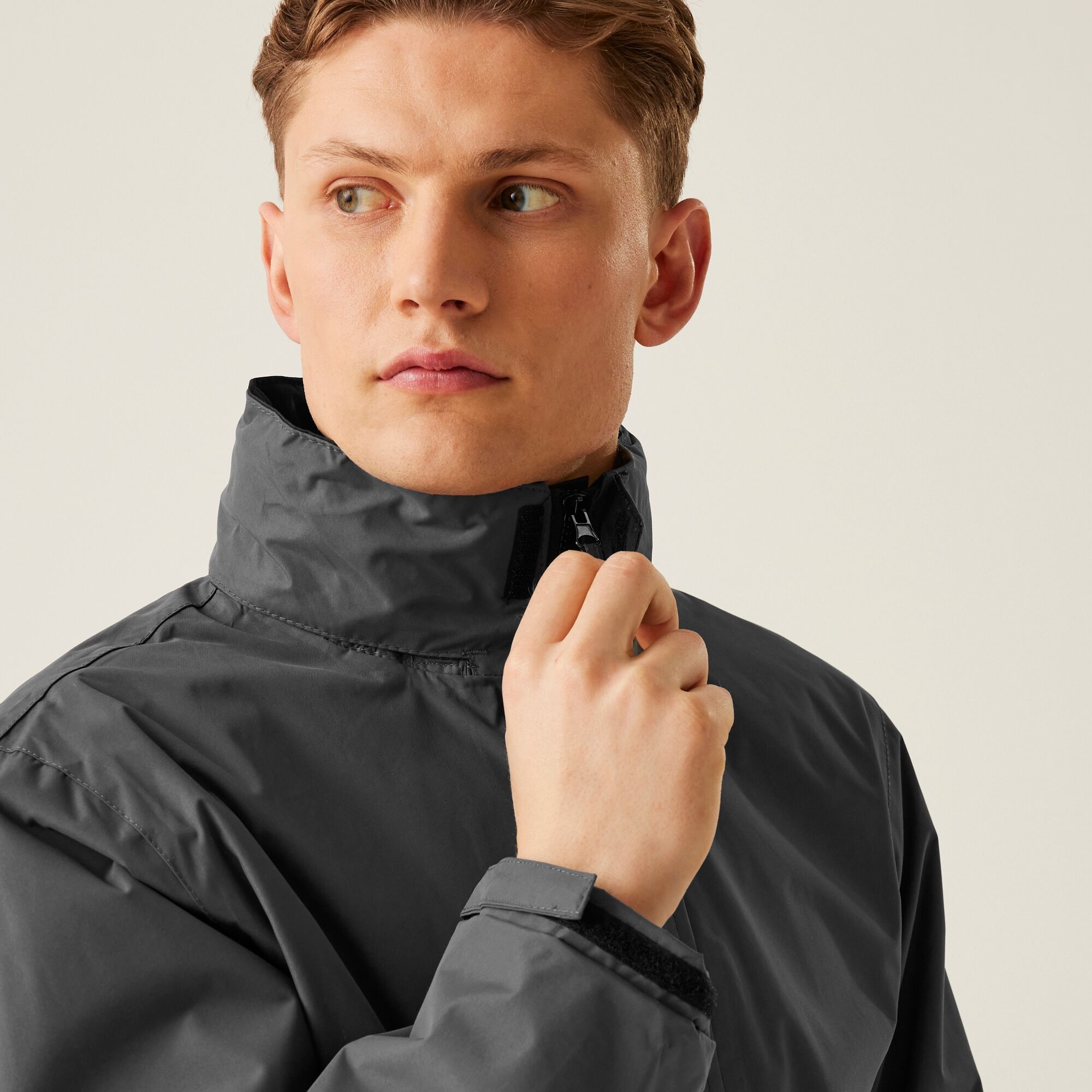 Men's Ardmore Shell Jacket | Seal Grey Black