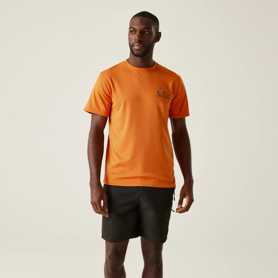 Men's Fingal IX T-Shirt | Tangerine Tango