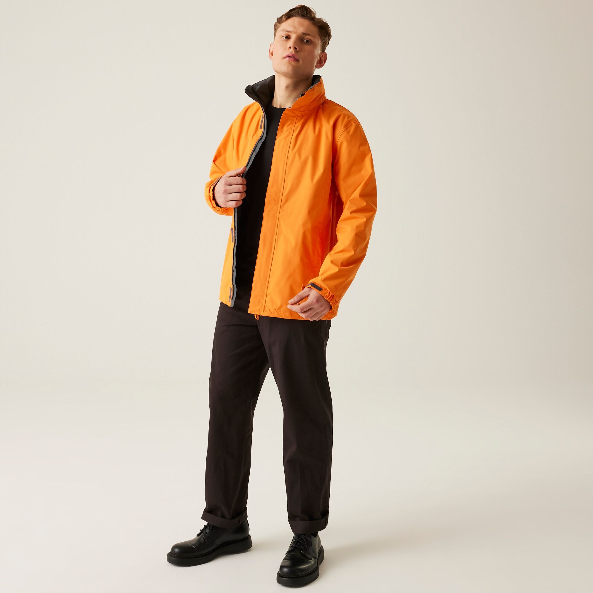 Men's Ardmore Shell Jacket | Sun Orange Seal Grey