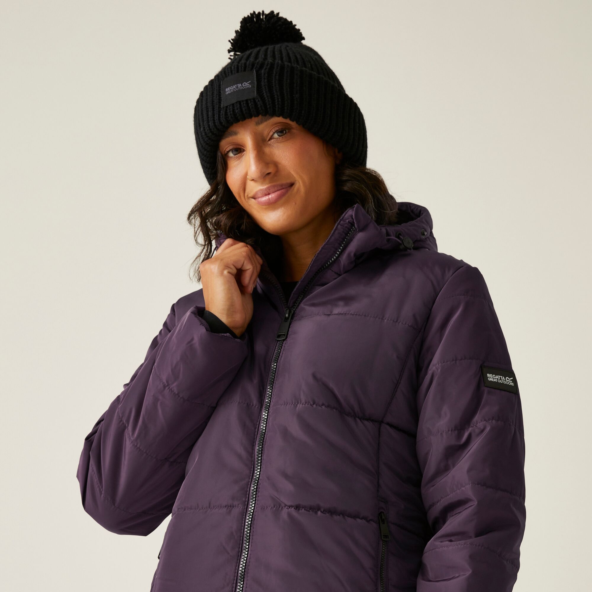 Women's Winnie Quilted Jacket | Deep Plum