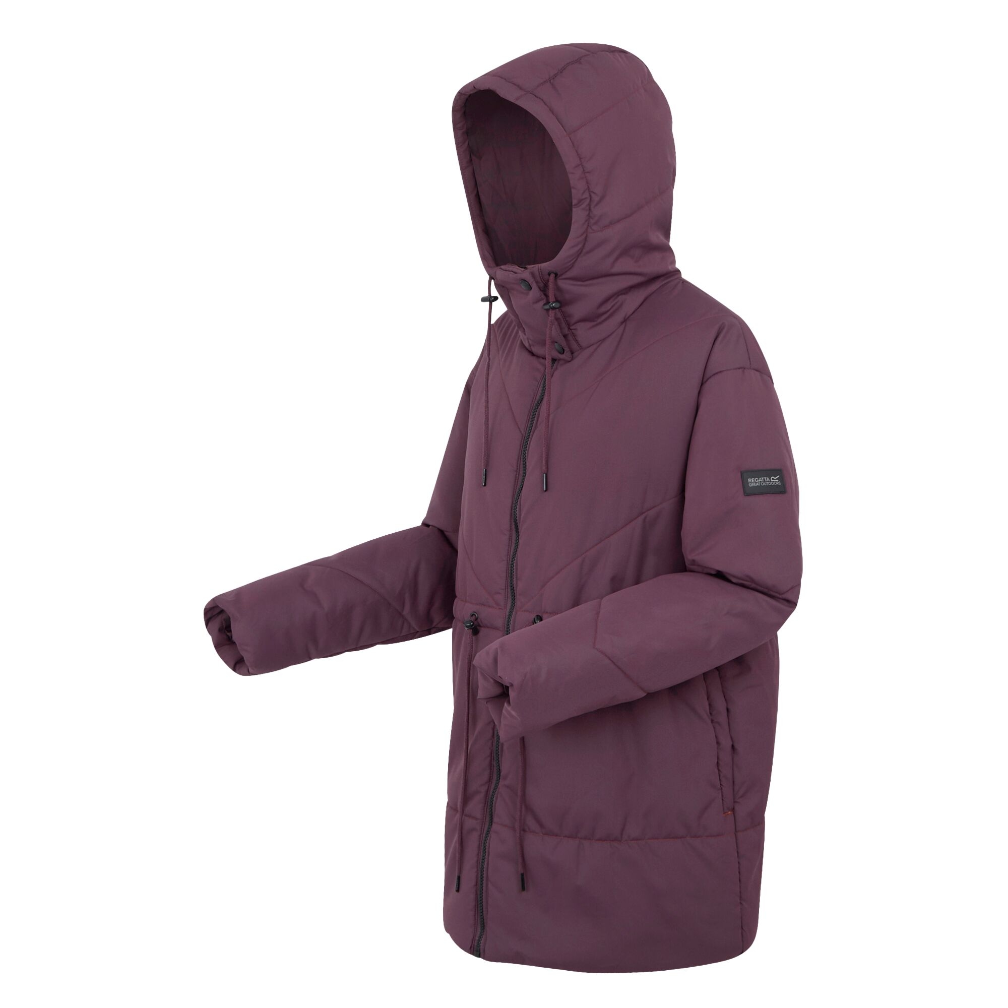 Women's Rurie Quilted Jacket | Deep Plum