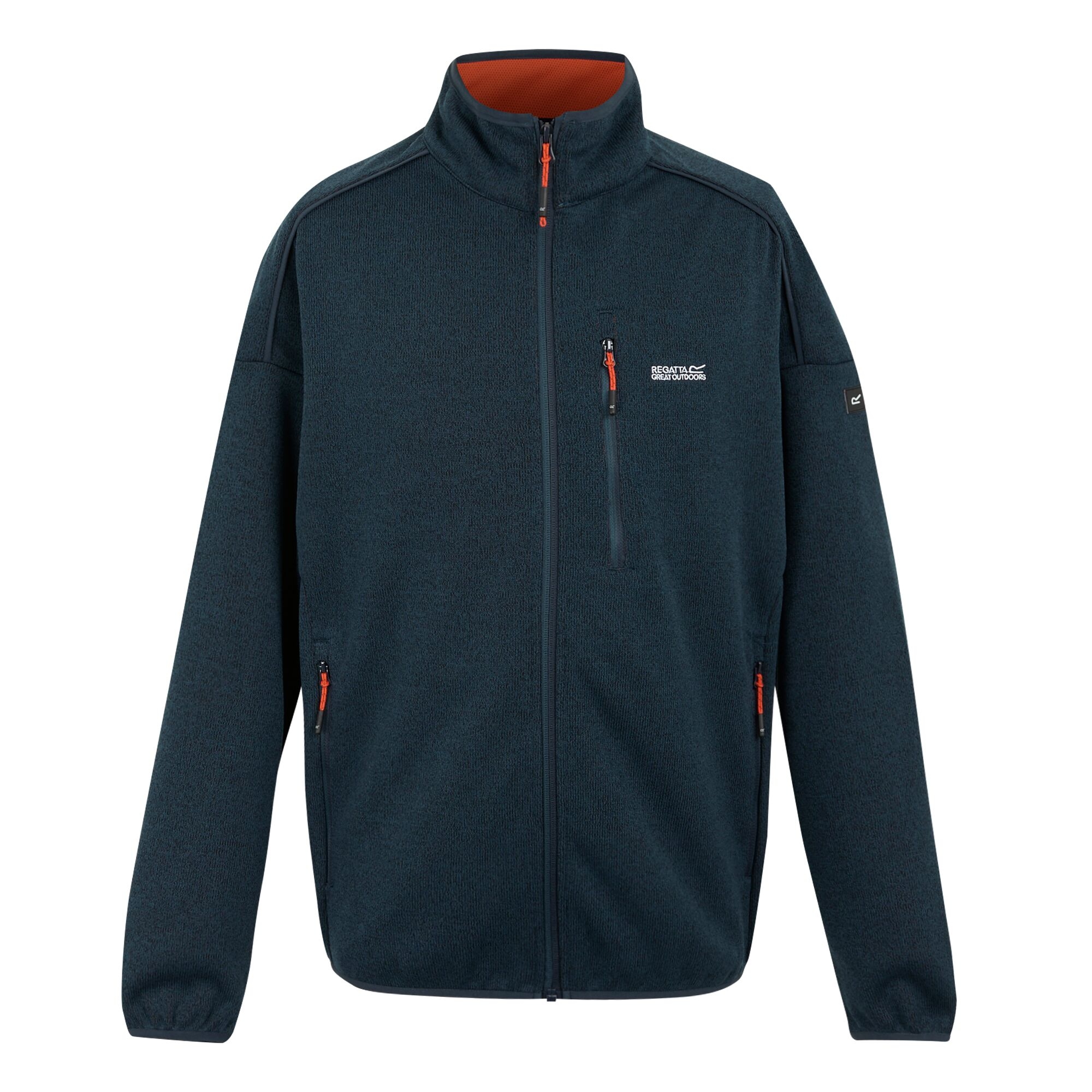 Men's Kames Full Zip Fleece | Moonlight Denim Tangerine Tango