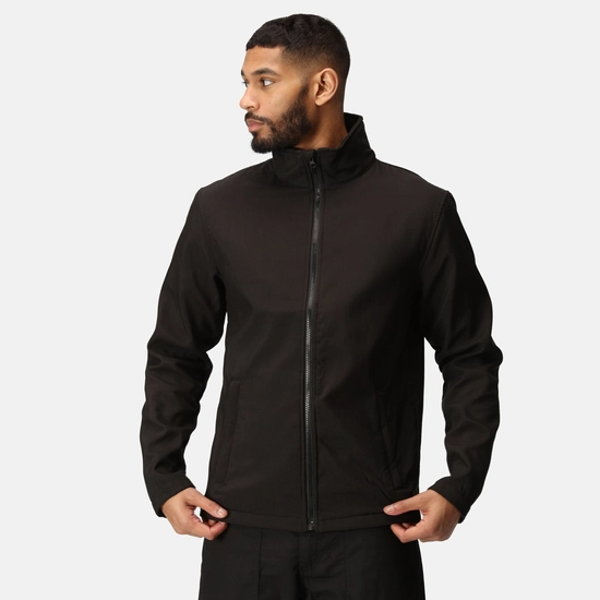Men's Ablaze Printable Softshell Jacket | Black
