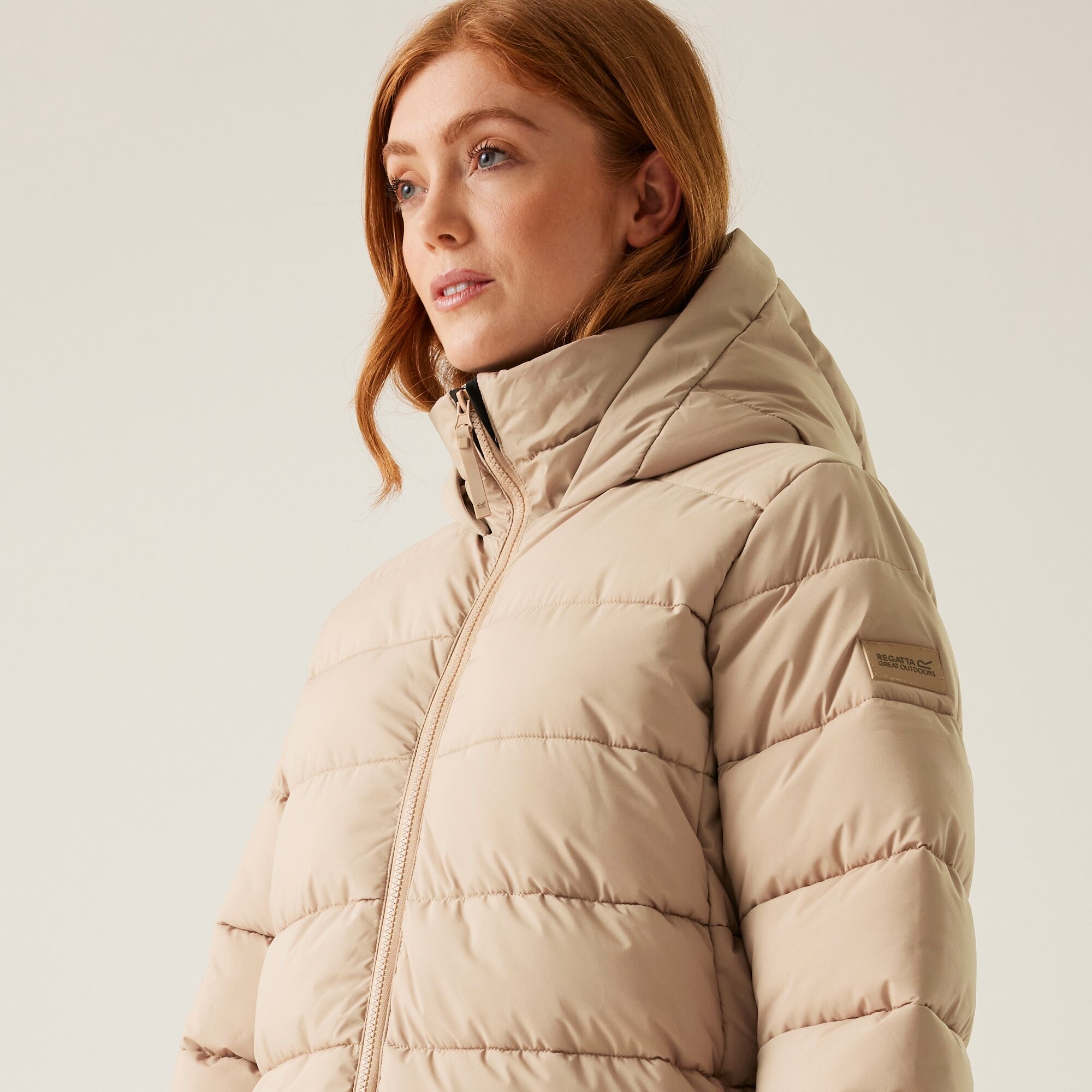 Women's Elender Quilted Jacket | Warm Taupe