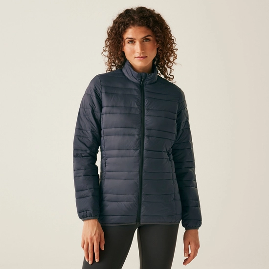 Women's Firedown Baffled Quilted Jacket | Navy French Blue