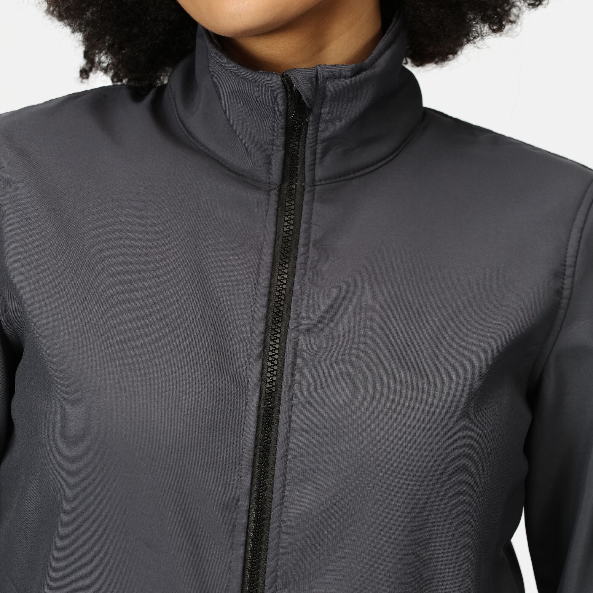 Women's Ablaze Printable Softshell Jacket | Seal Grey Black