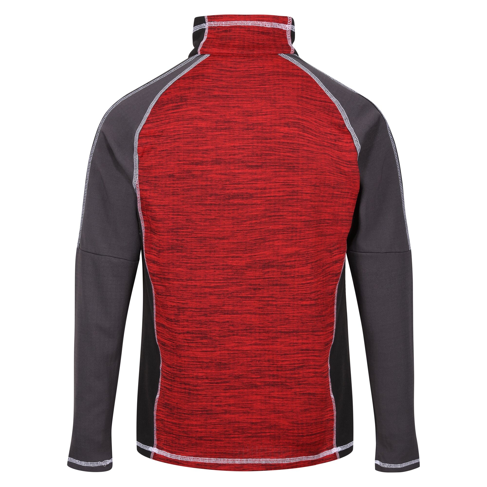 Men's Hepley Half Zip Lightweight Fleece | Danger Red Ash