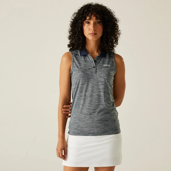 Women's Tima II Polo Vest Top | Peach Bloom