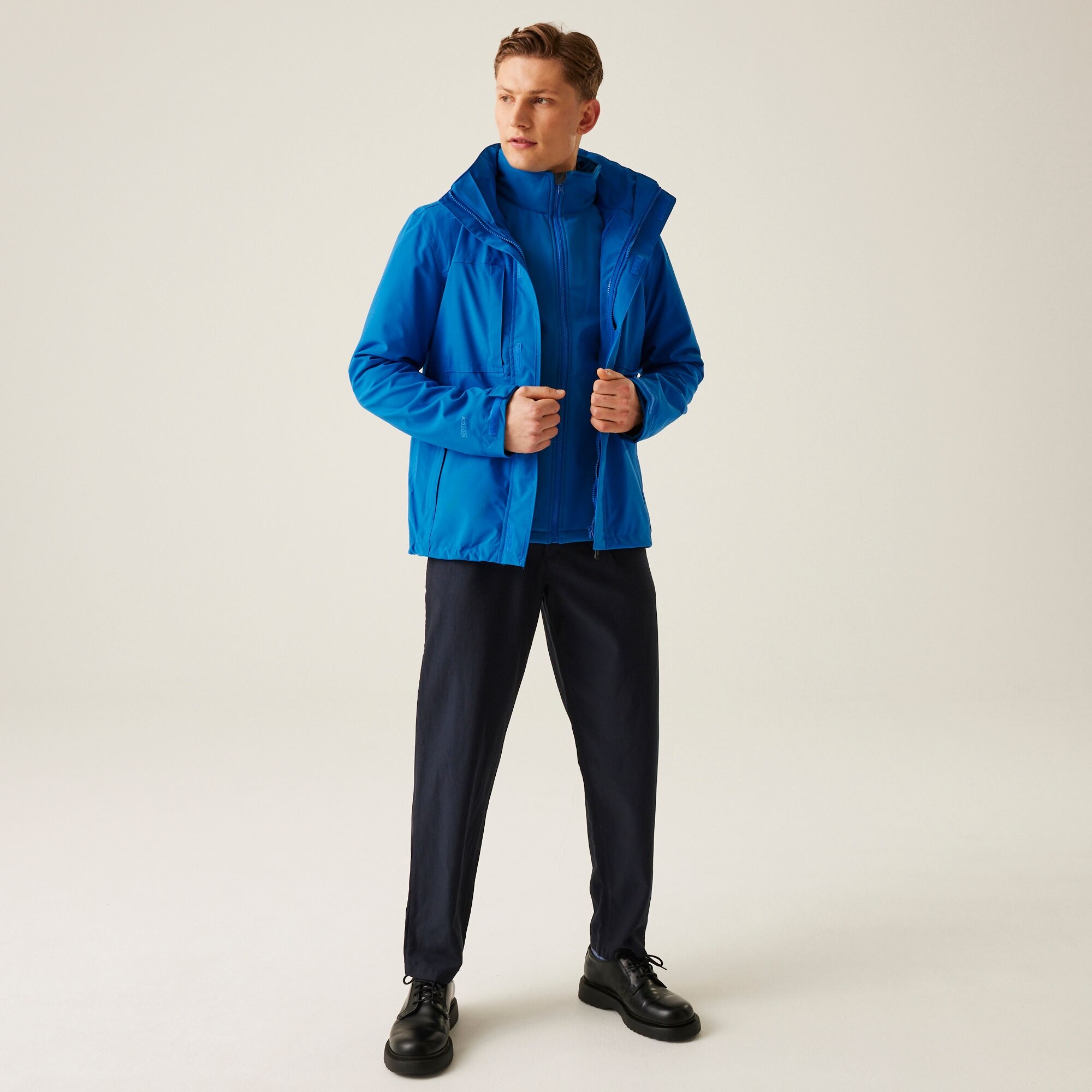 Men's Kingsley Waterproof Stretch 3 in 1 Jacket | Oxford Blue