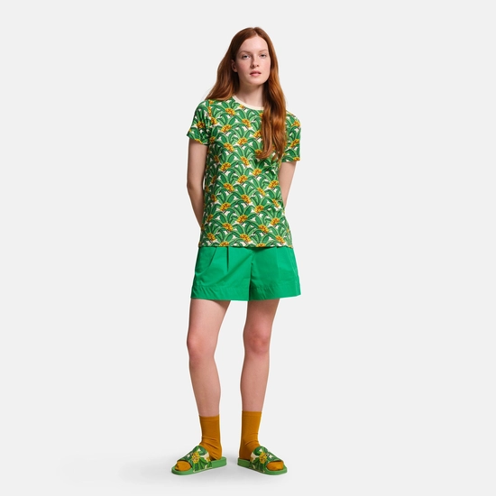Orla Kiely Tee | Spinning Flower Black