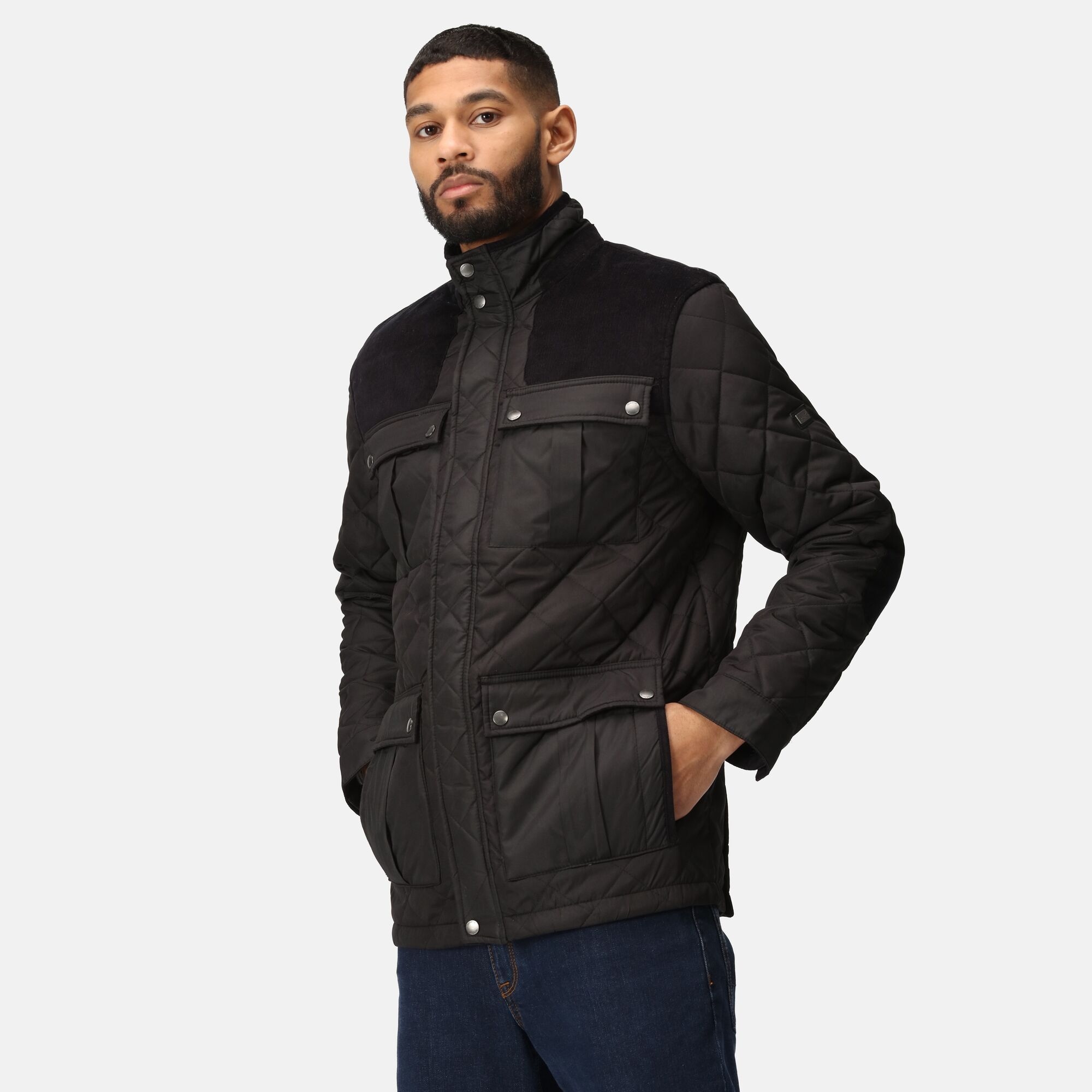 Men's Padbury Quilted Jacket | Black