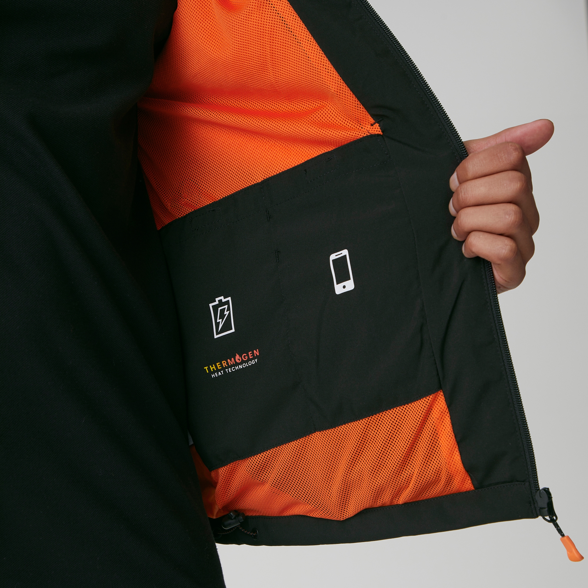 Men's Thermogen Heated Softshell Jacket | Black