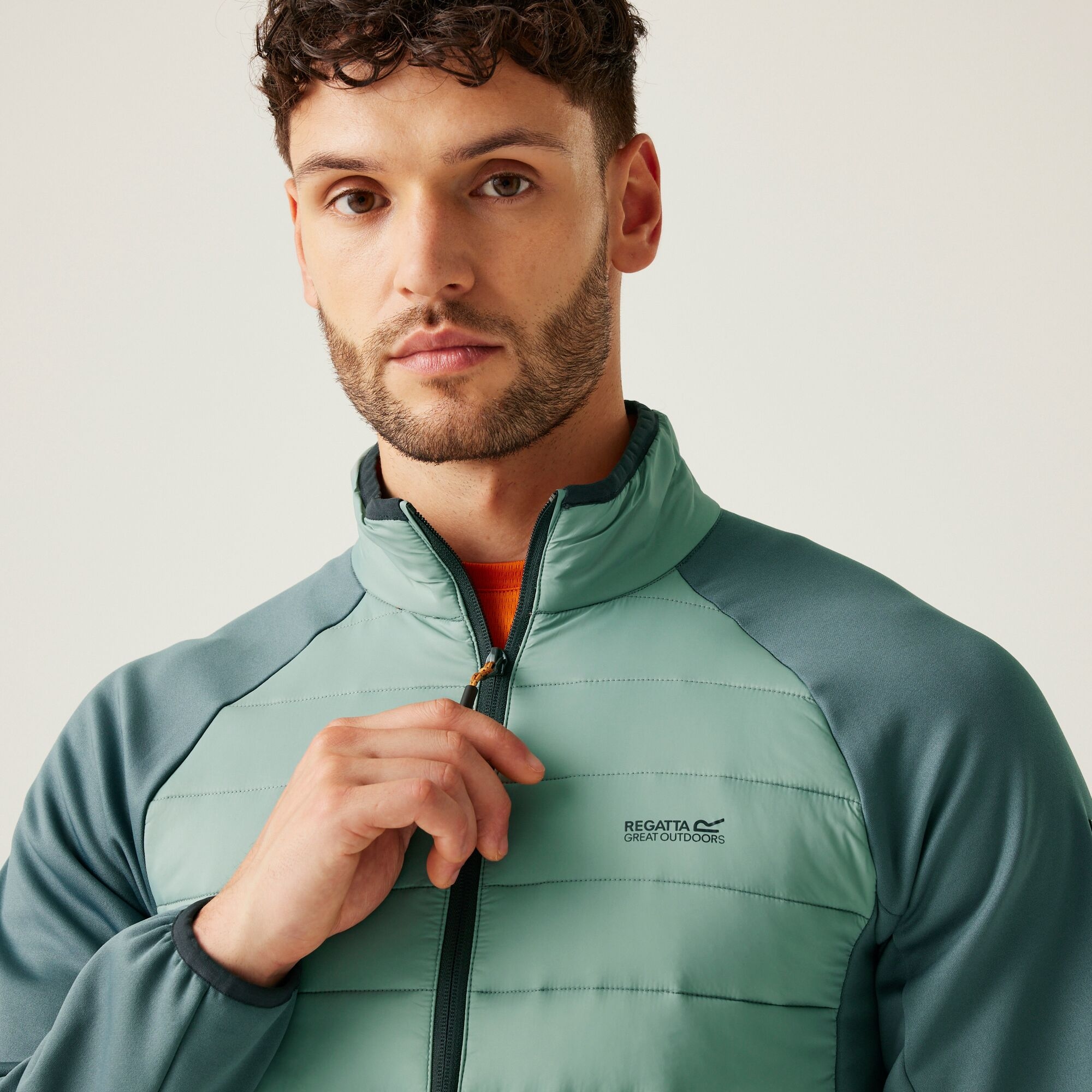 Men's Clumber IV Hybrid Jacket | Glacier Stormy Weather